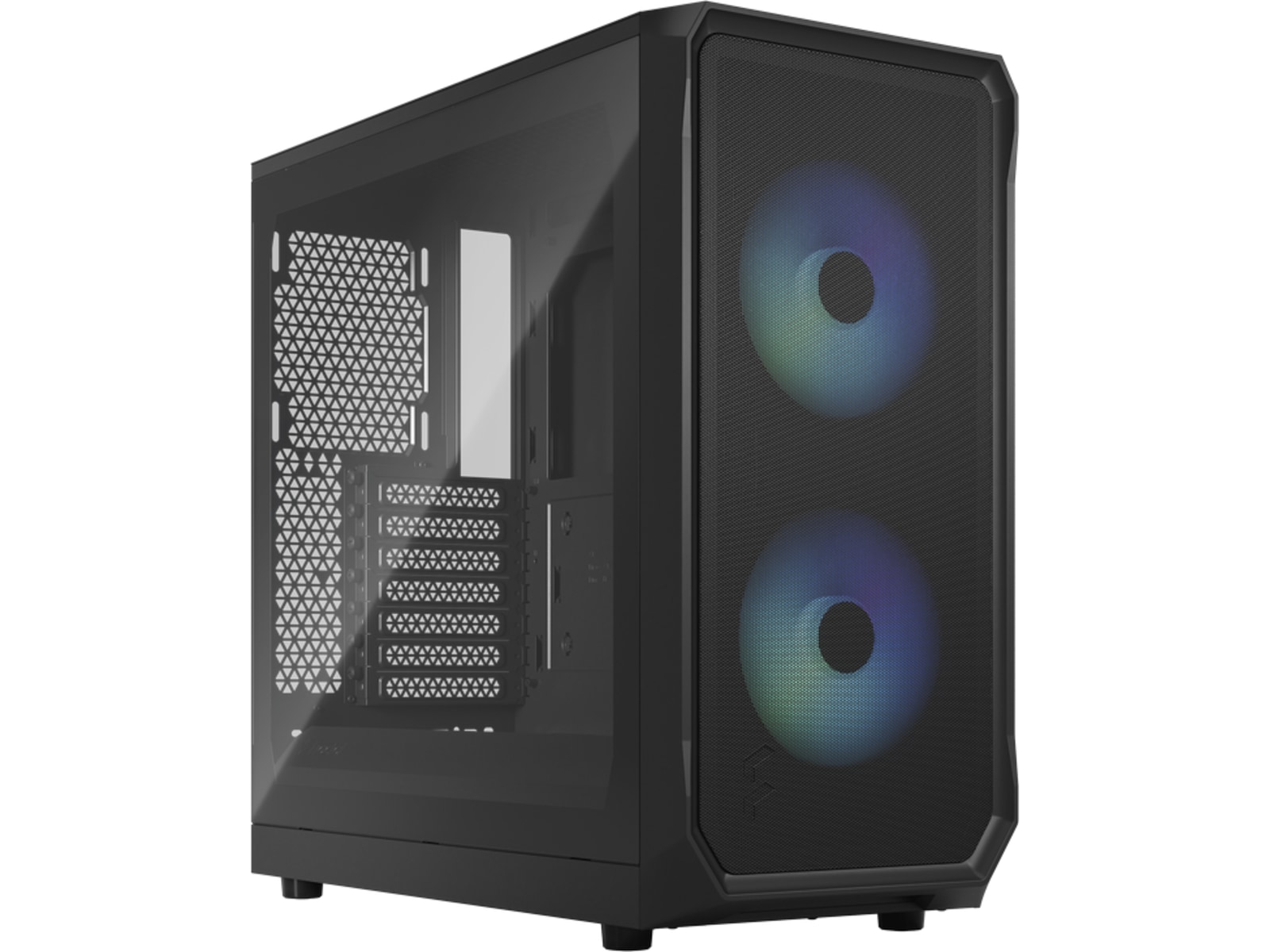 Fractal Design Focus 2 RGB TG Clear Tint (svart) Midi tower