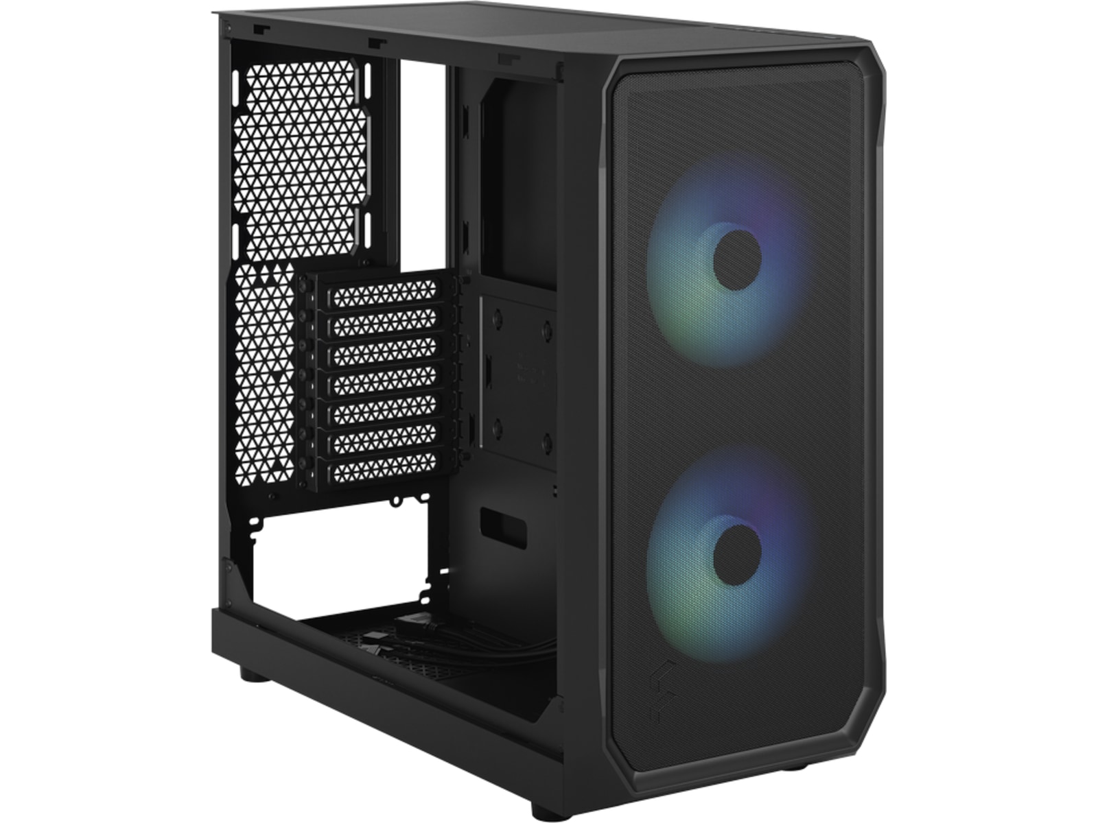 Fractal Design Focus 2 RGB TG Clear Tint (svart) Midi tower