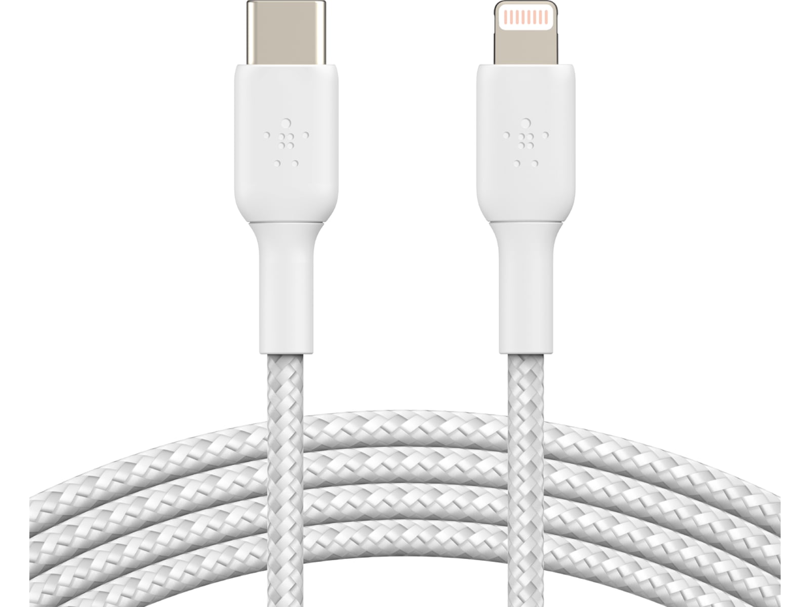 Belkin USB-C till Lightning kabel 2m (vit) USB-kablar