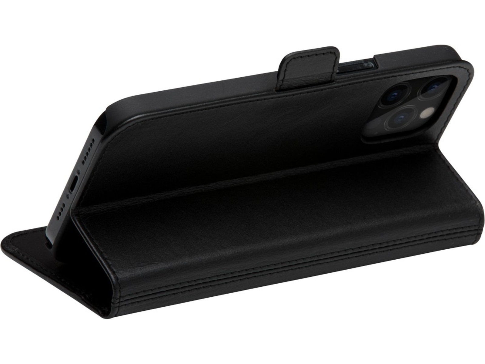 iPhone 12 /12 Pro Copenhagen Slim plånboksfodral från dbramante1928 - svart Skydd iPhone 12 /12 Pro Copenhagen Slim plånboksfodral från dbramante1928 - svart Skydd