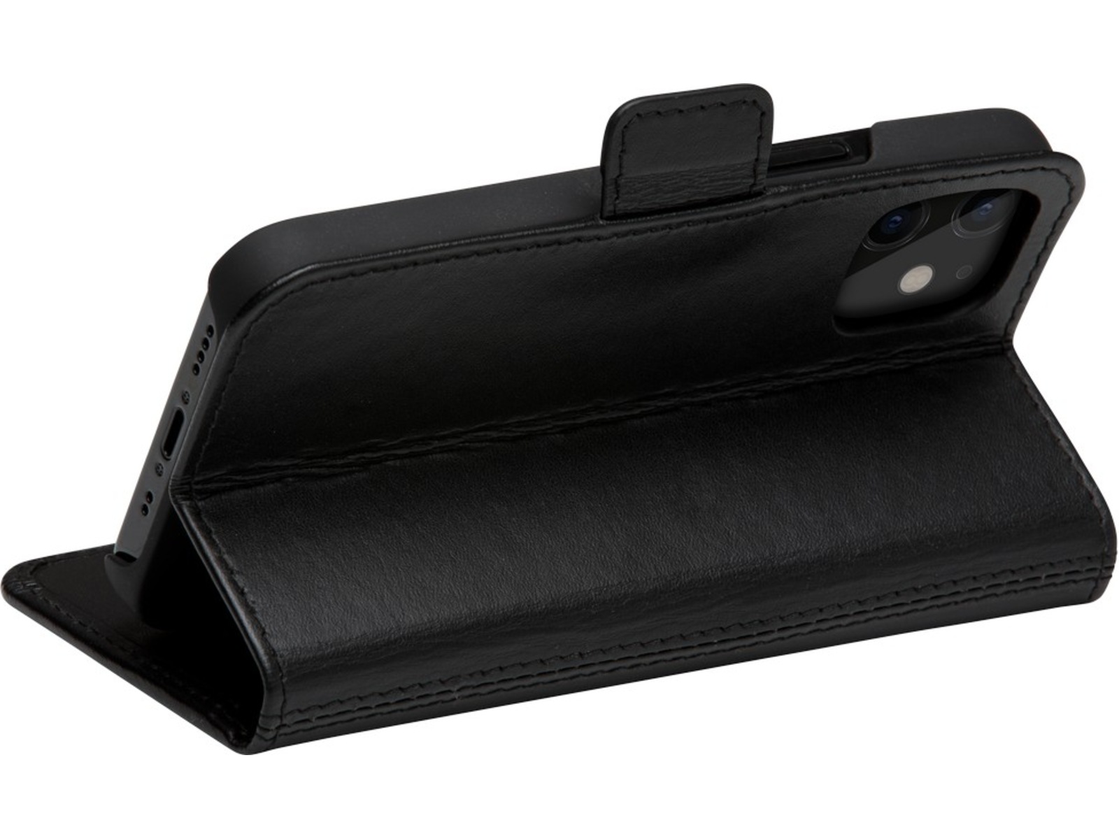 iPhone 12 mini Copenhagen Slim plånboksfodral från dbramante1928 - svart Skydd iPhone 12 mini Copenhagen Slim plånboksfodral från dbramante1928 - svart Skydd