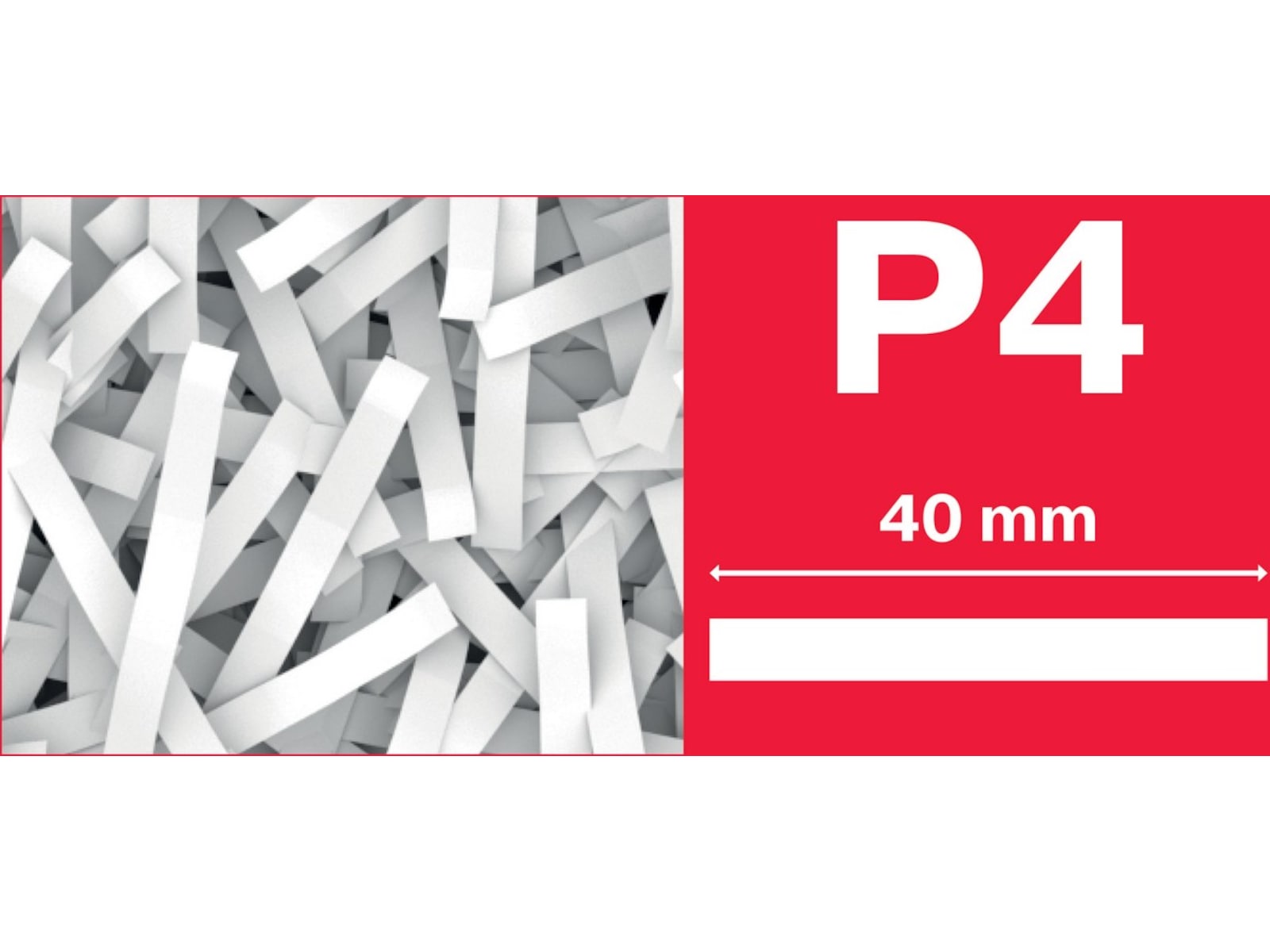 Rexel dokumentförstörare ProMax QS RSX1538 korsskärning P4 Dokumentförstörare