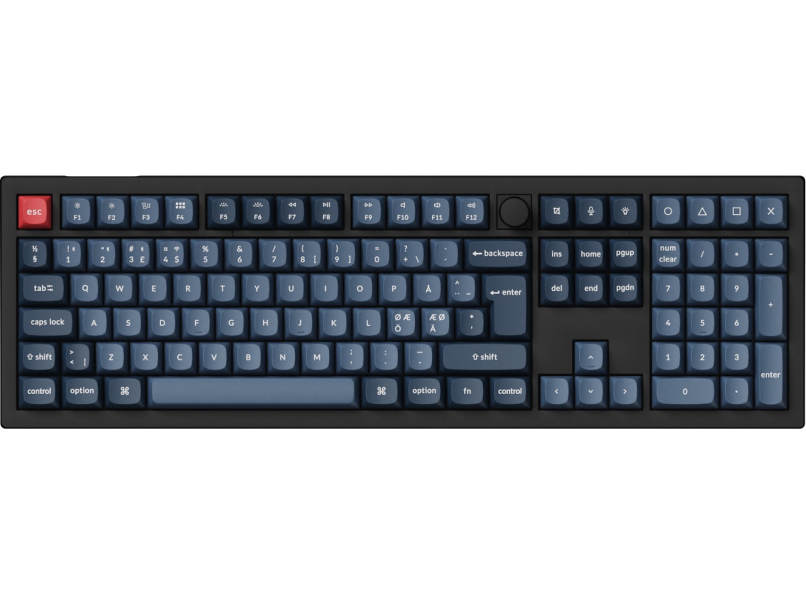 Keychron V6 MAX Gateron Jupiter Red trådlöst gamingtangentbord Gamingtangentbord