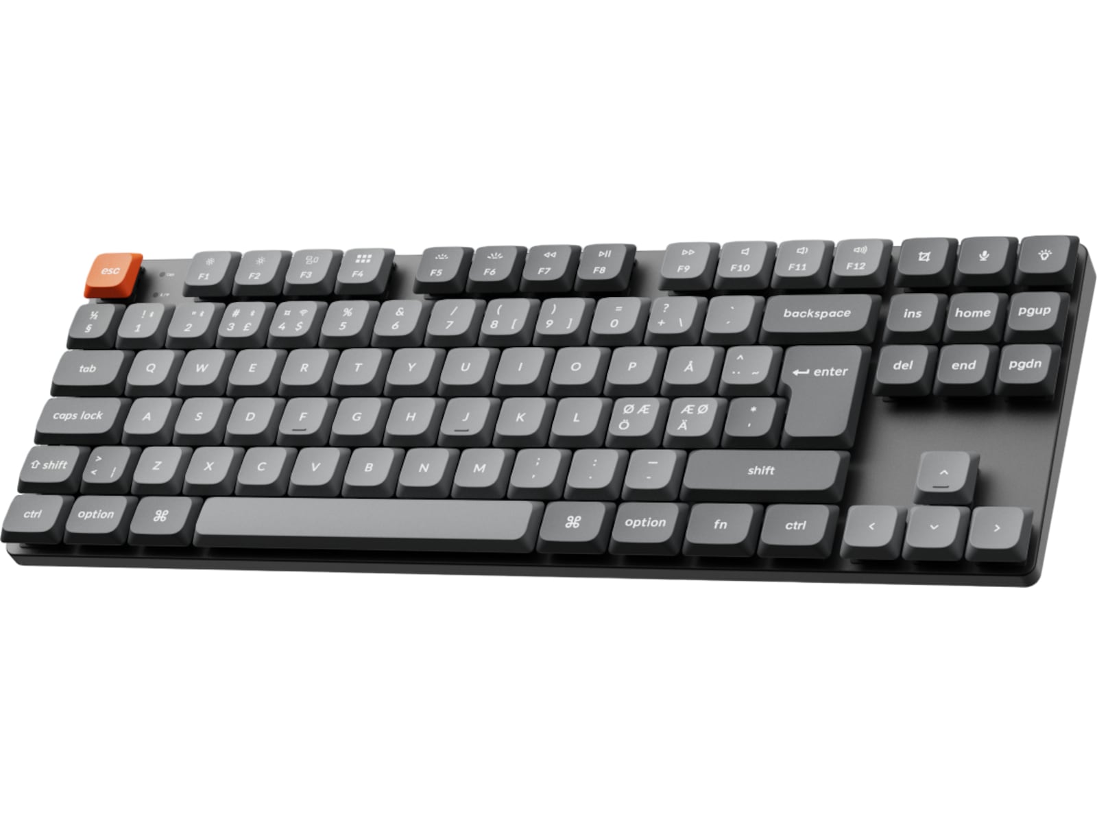 Keychron K1 MAX QMK/VIA Gateron Brown trådlöst gamingtangentbord Gamingtangentbord