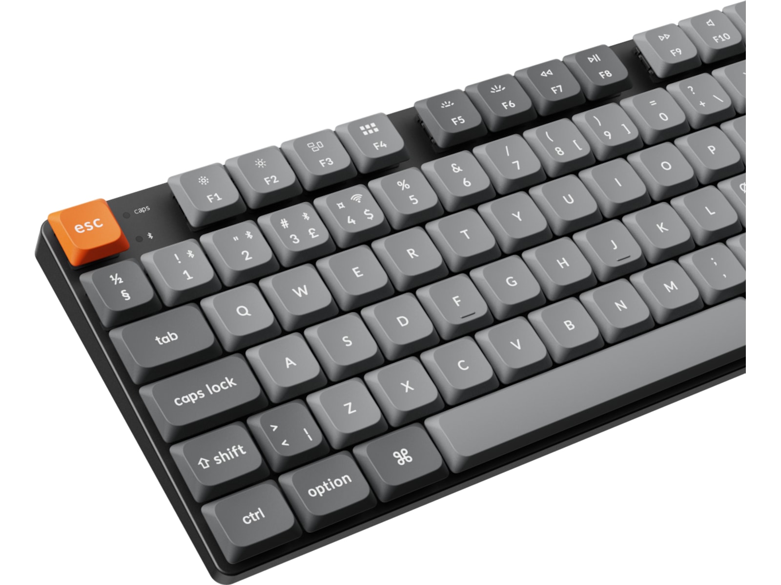 Keychron K5 MAX QMK/VIA Gateron Red trådlöst gamingtangentbord Gamingtangentbord