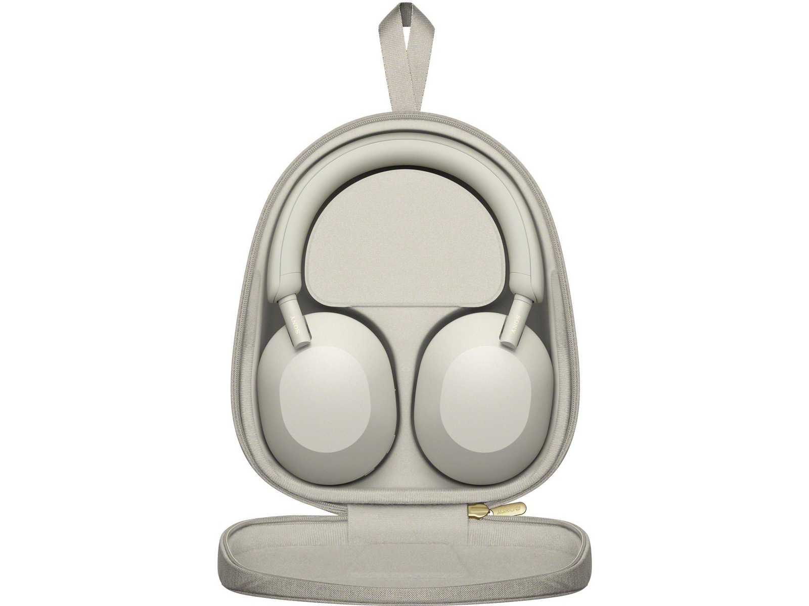 Sony WH-1000XM5 trådlösa hörlurar Over-Ear (silver) Hörlurar