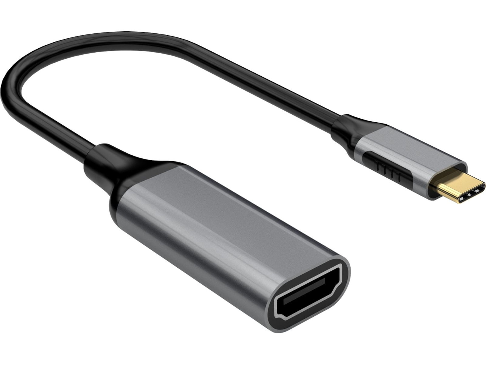 Elivi USB-C till HDMI adapter 22cm (space grey) Kabel adapter och övergångar