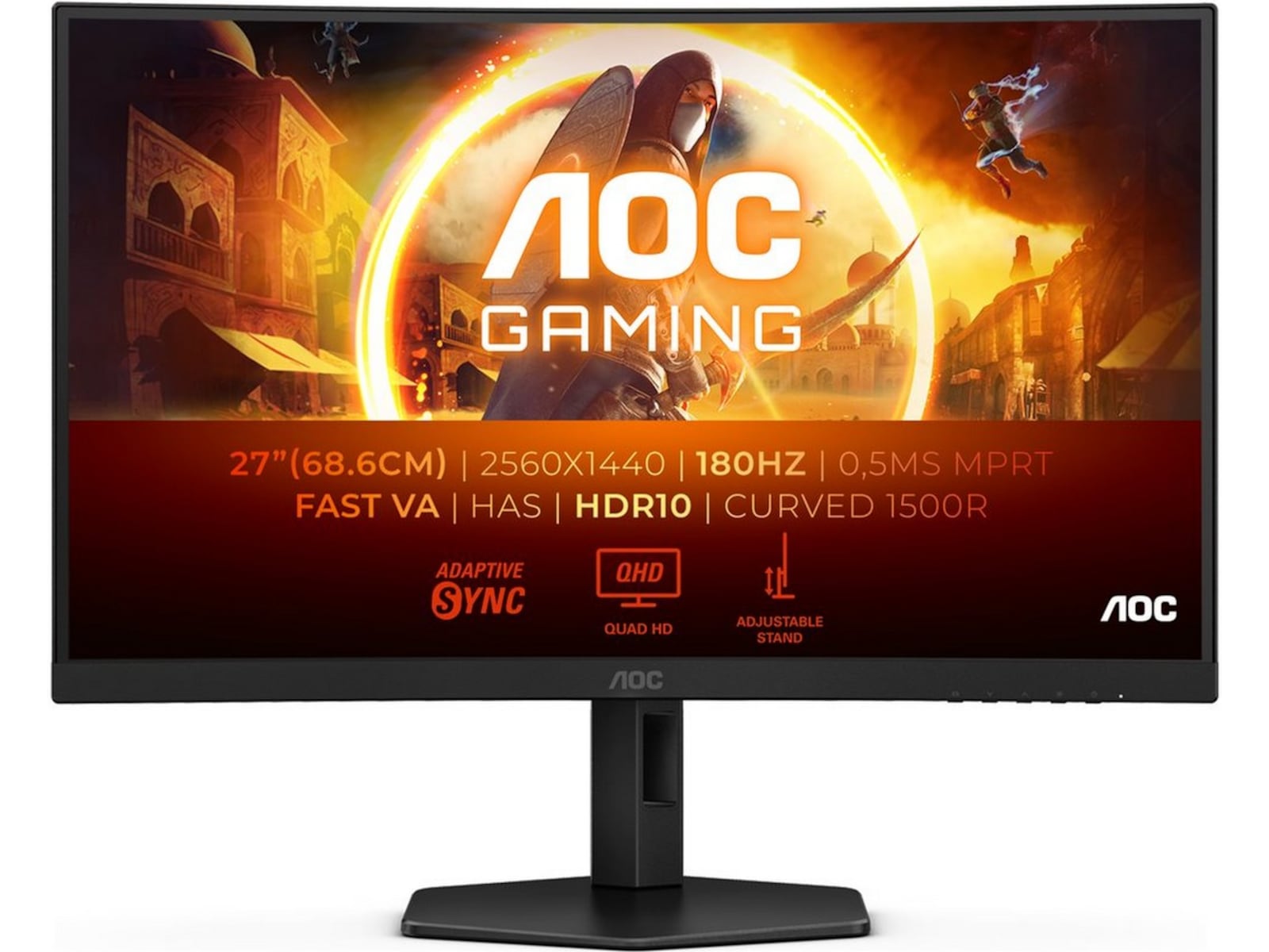 AOC 27" curved gamingskärm CQ27G4X Datorskärm