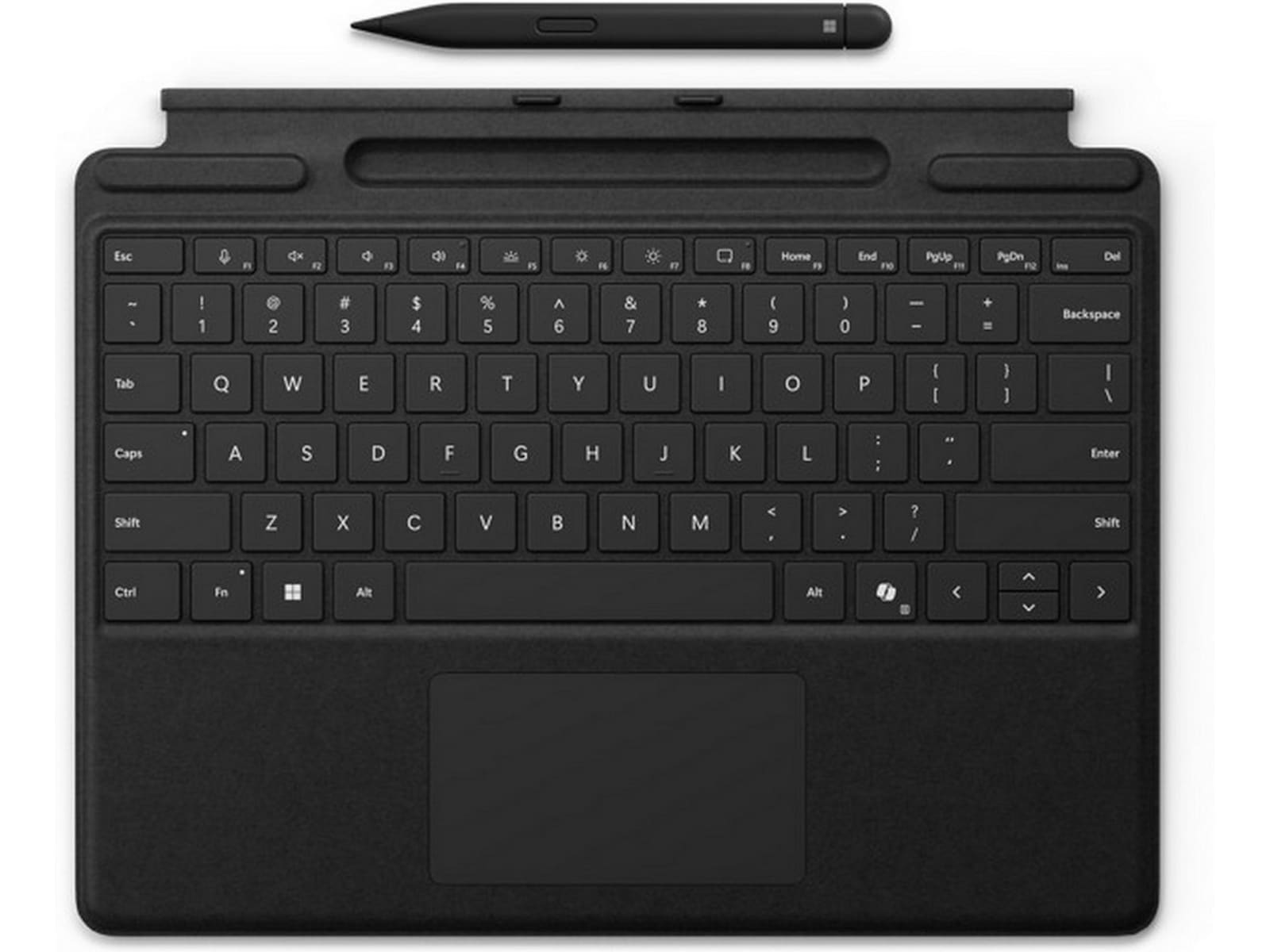 Microsoft Surface Pro Keyboard med Slim Pen (svart) Tangentbord och pennor