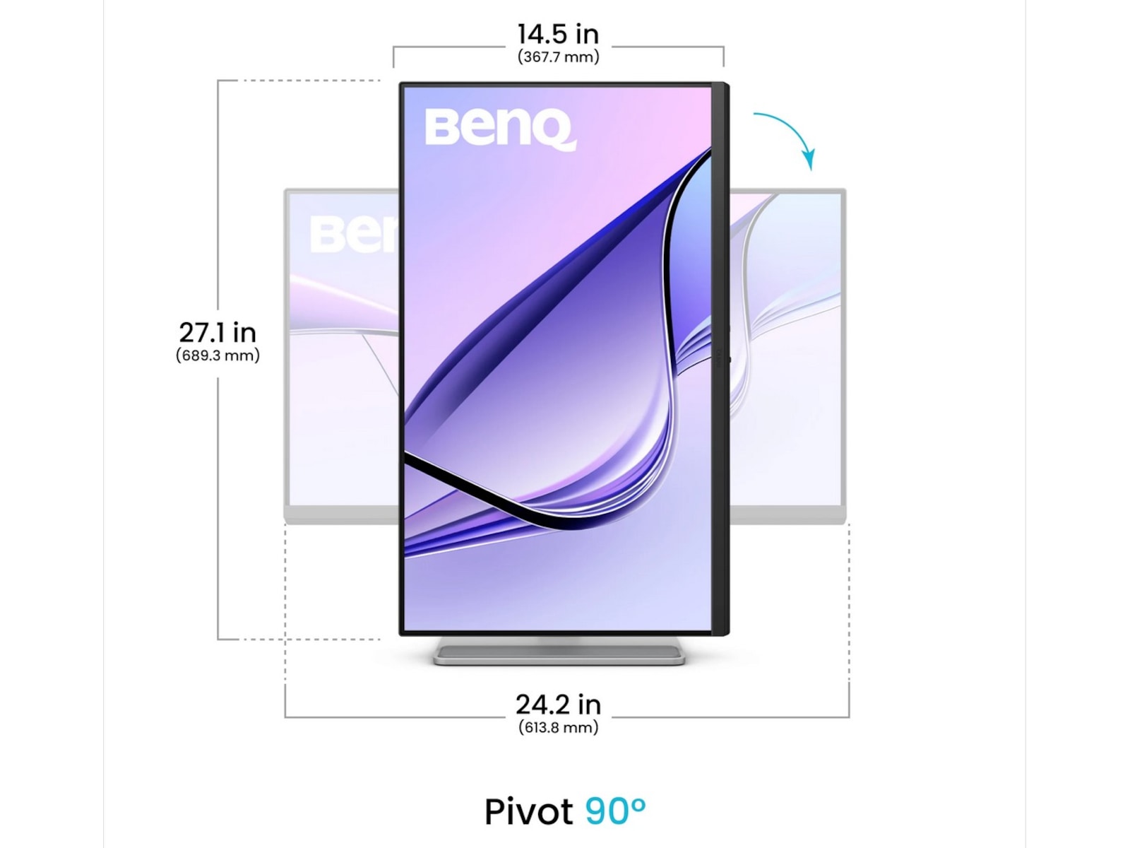 BenQ 27" 4K skärm MA270U Datorskärm