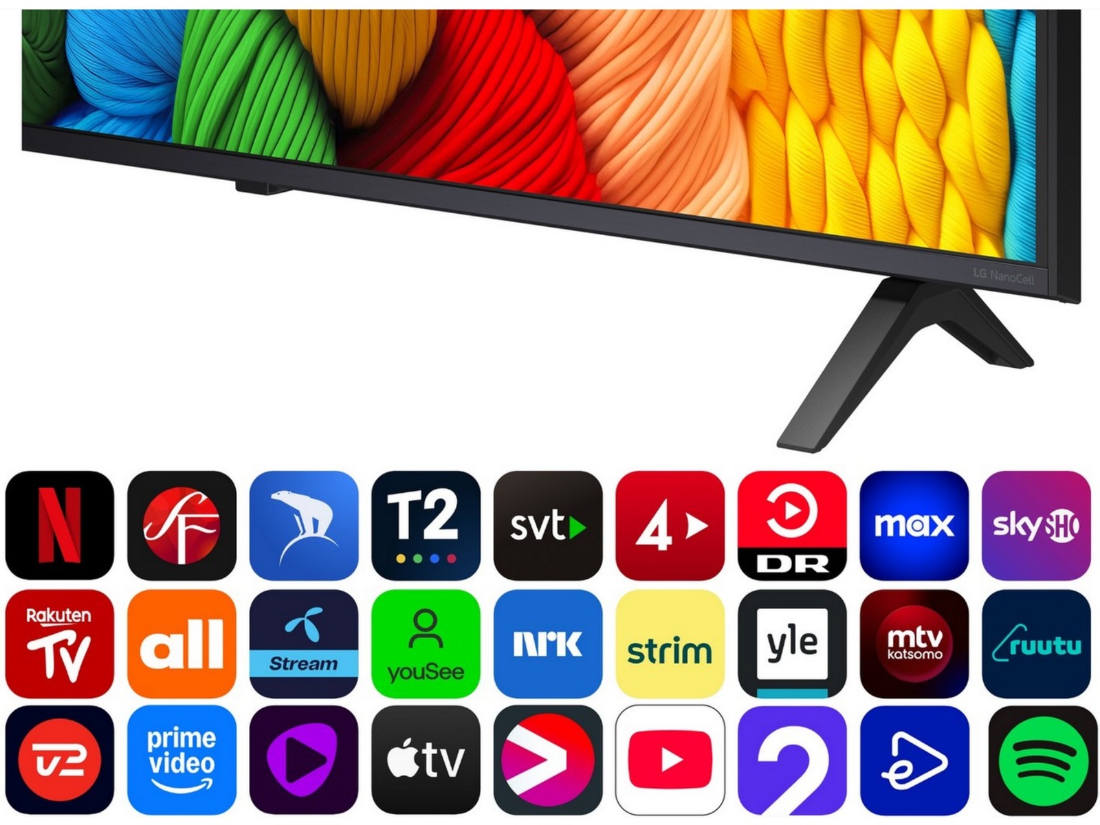 LG 43" NANO80 AI 4K NanoCell Smart TV (2025) 20 - 49 tums TV