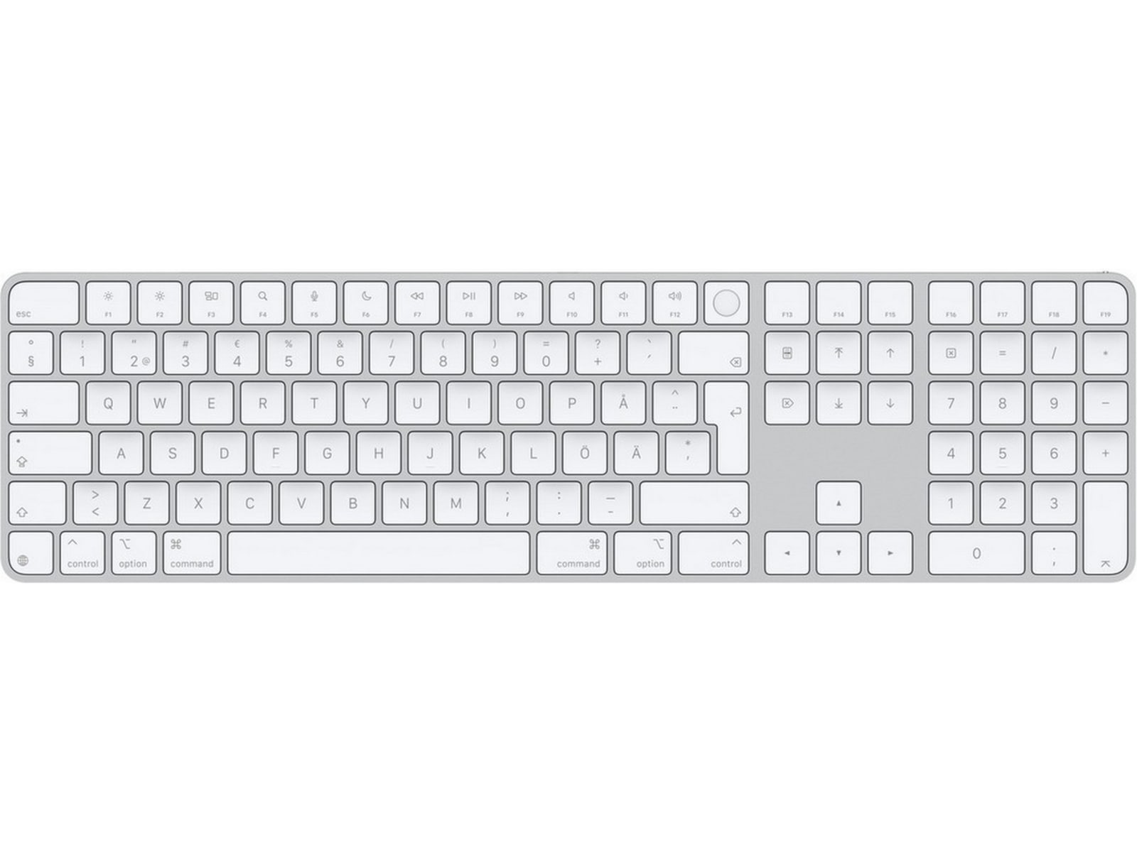 Apple Magic Keyboard med Touch ID och numpad Tangentbord