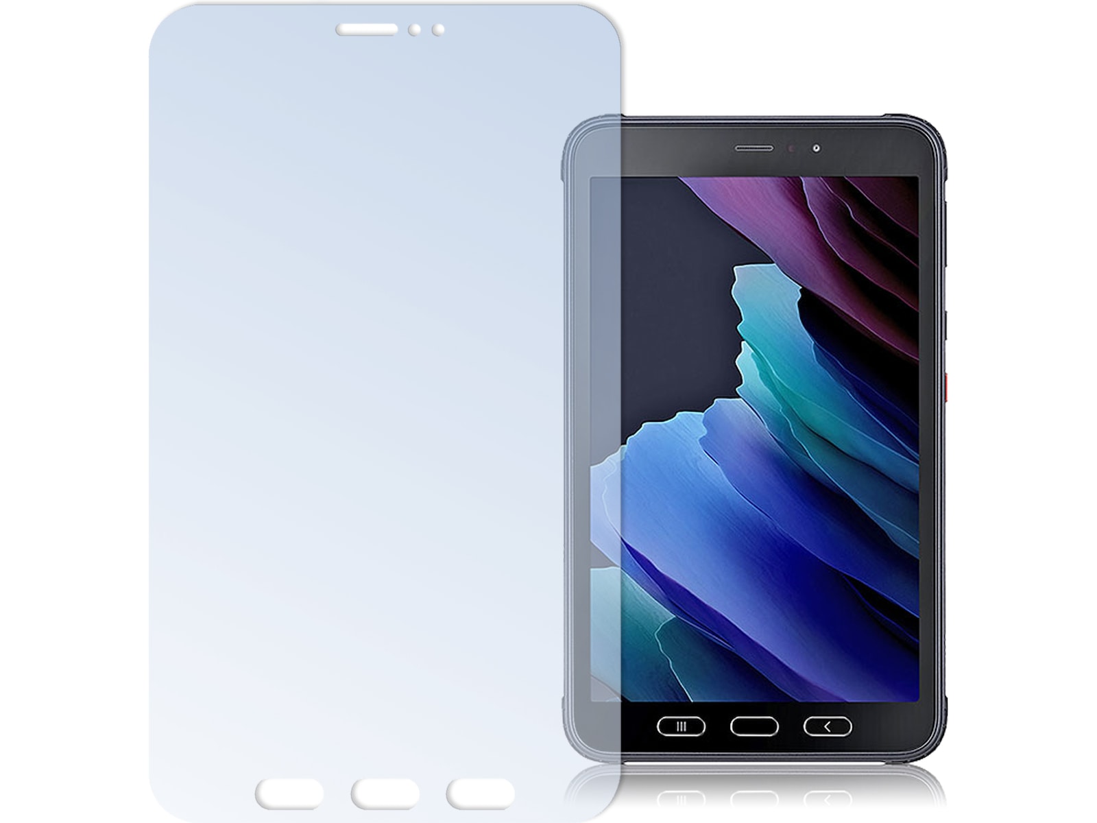 4smarts Galaxy Tab Active 3 Skärmskydd Skärmskydd surfplattor
