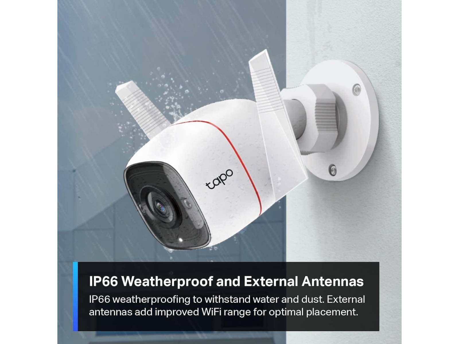 TP-Link Tapo C310 WiFi Camera Outdoor (vit) Övervakningskamera