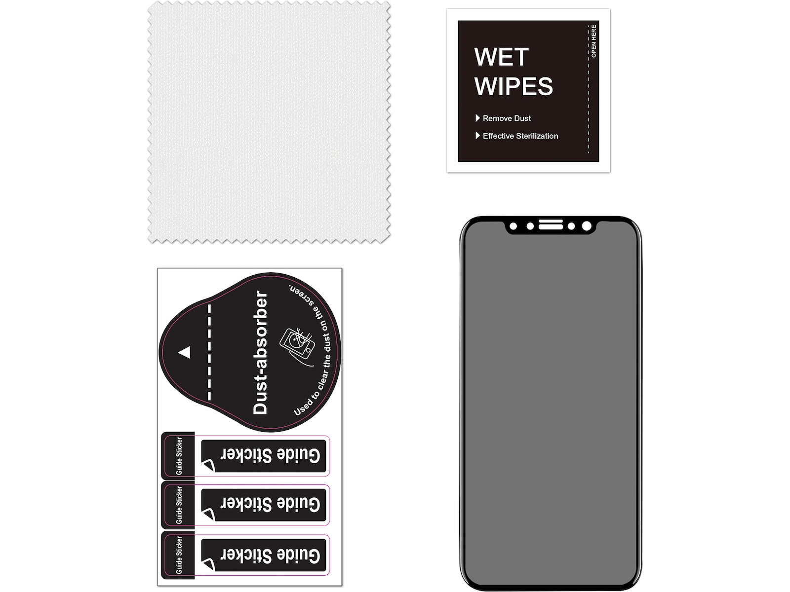 iiglo iPhone 11 3D Privacy Skärmskydd Skärmskydd