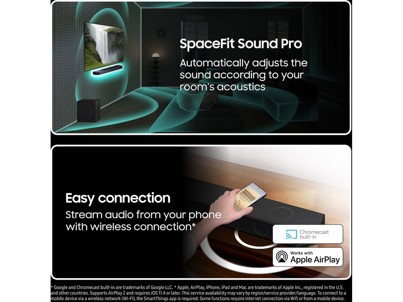 Samsung HW-Q935D soundbar med subwoofer (svart) Soundbars