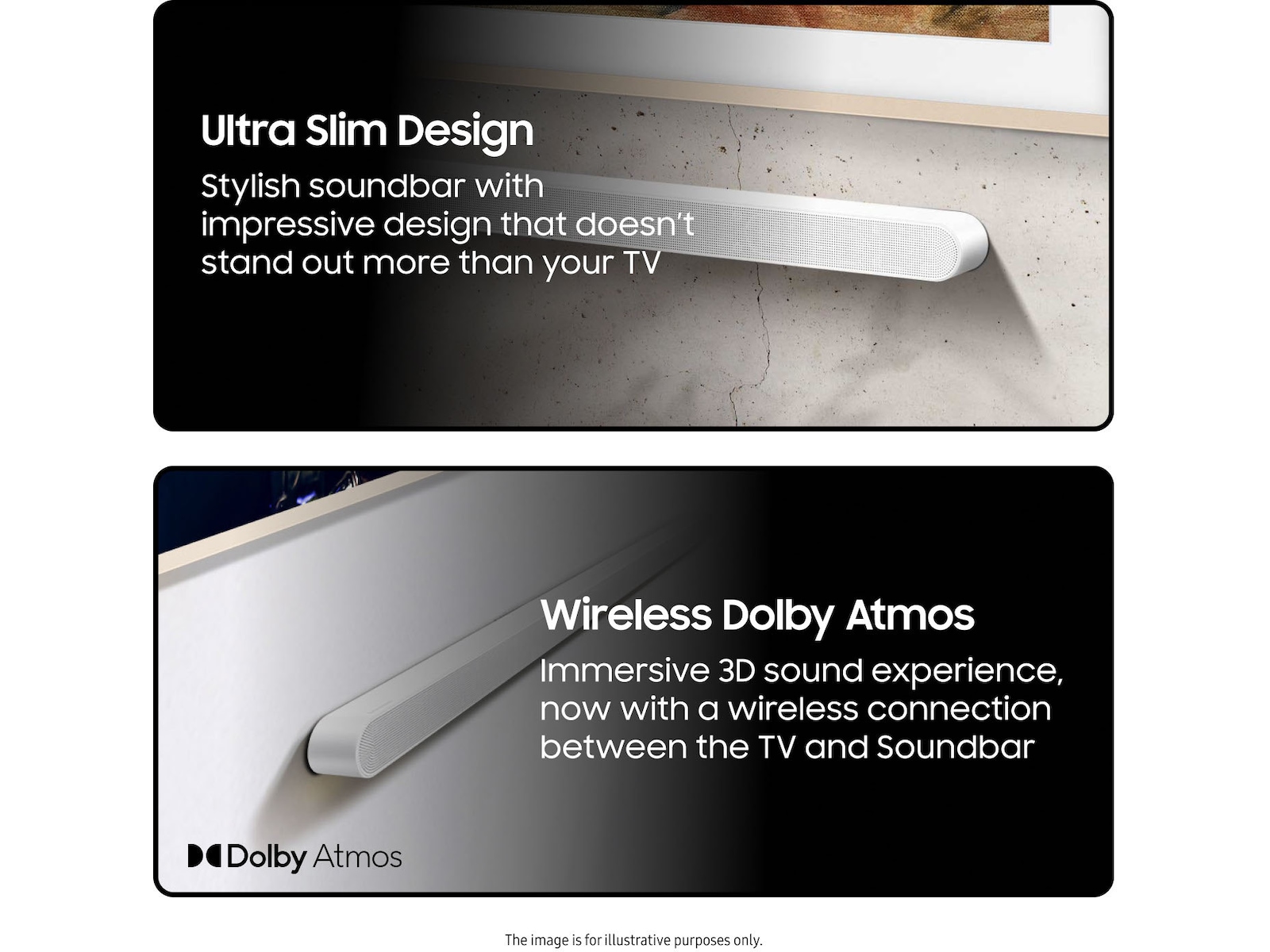 Samsung HW-S711D soundbar med subwoofer (vit) Soundbars