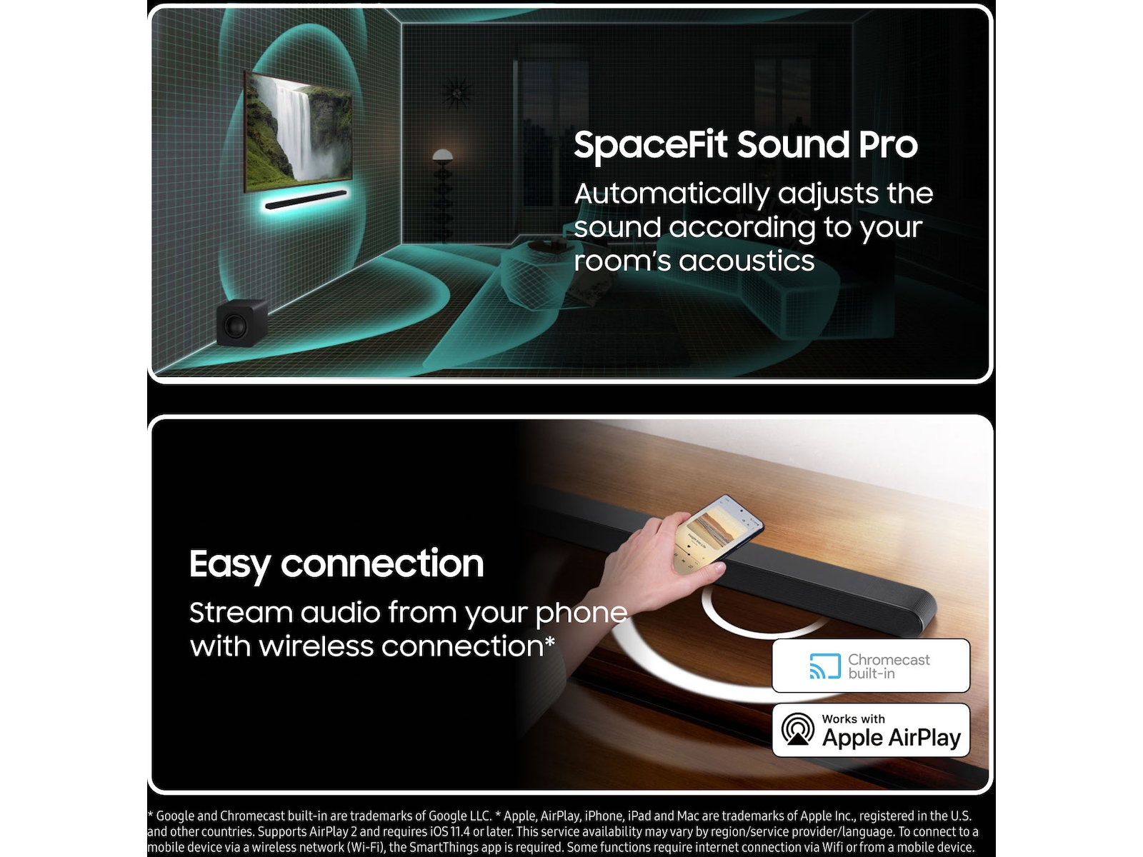 Samsung HW-S810D soundbar med subwoofer (svart) Soundbars