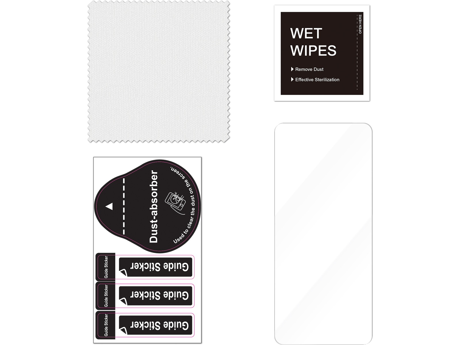 iiglo iPhone 16 / 15 / 15 Pro Clear Glass skärmskydd Skärmskydd