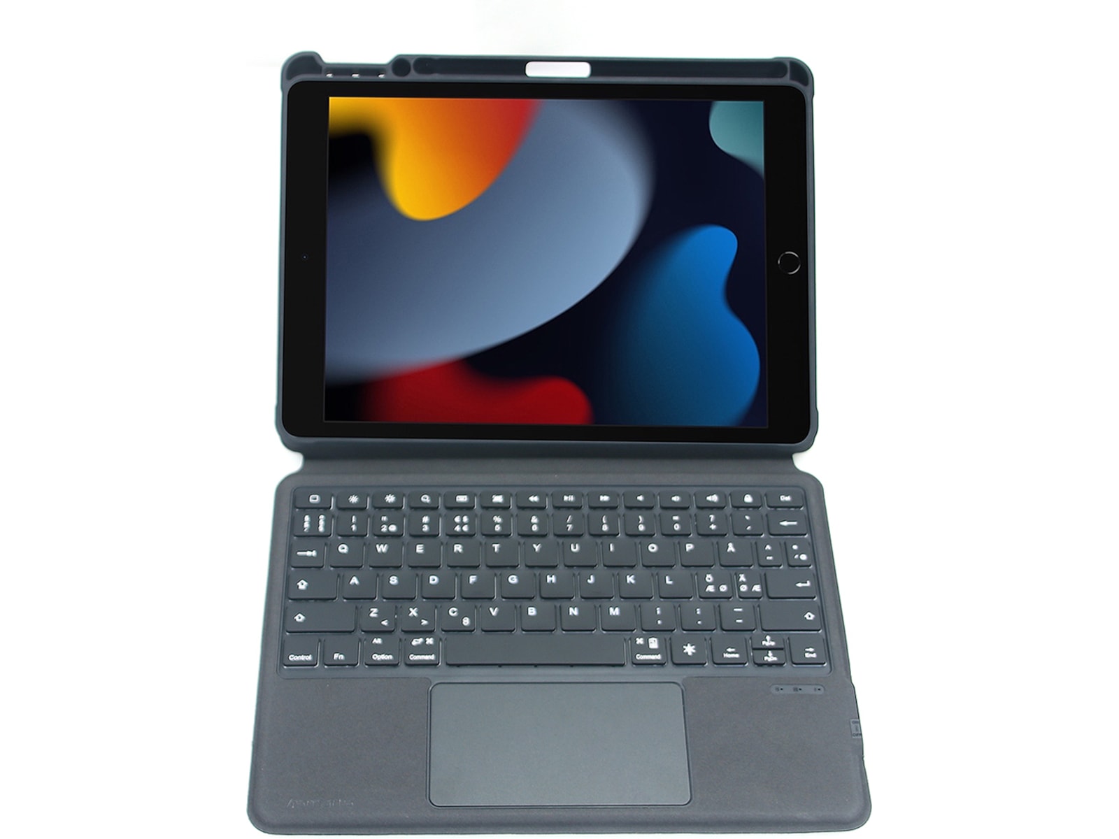4smarts iPad Air 11" 2-i-1 Tangentbordfodral (grå) Tangentbord och pennor