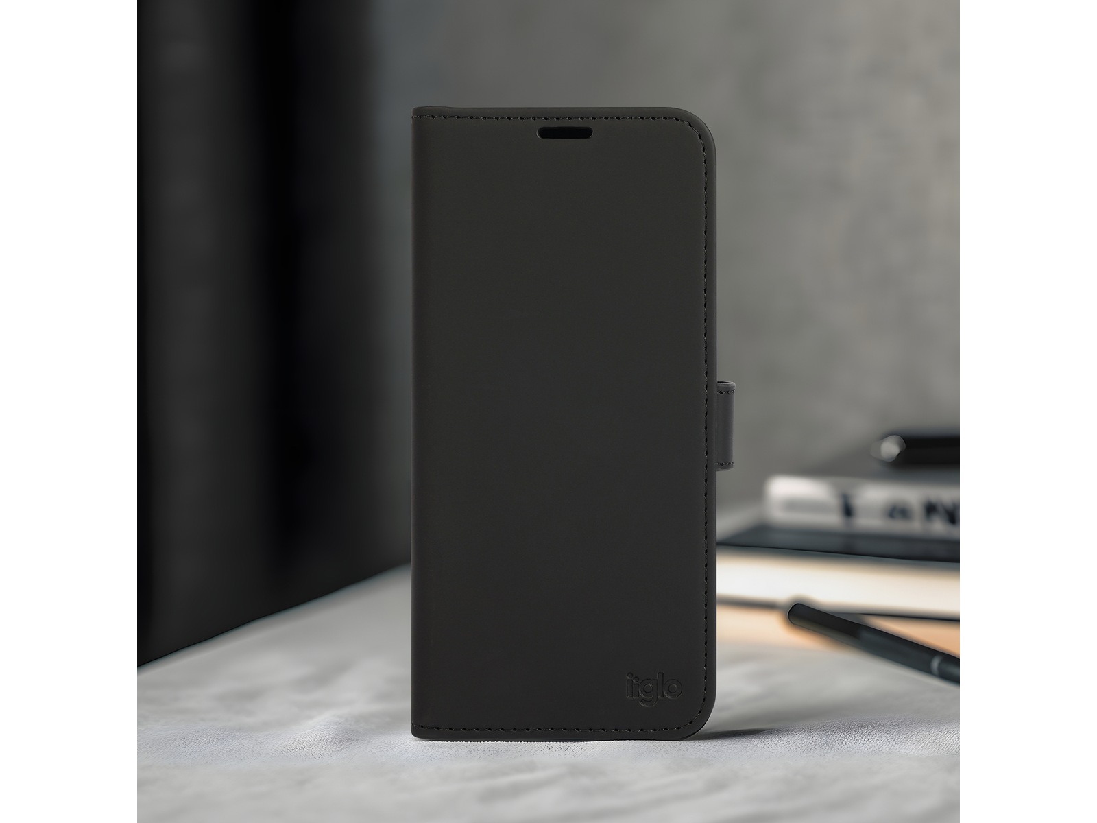 iiglo Galaxy Xcover 7 Pro Plånboksfodral (svart) Skydd