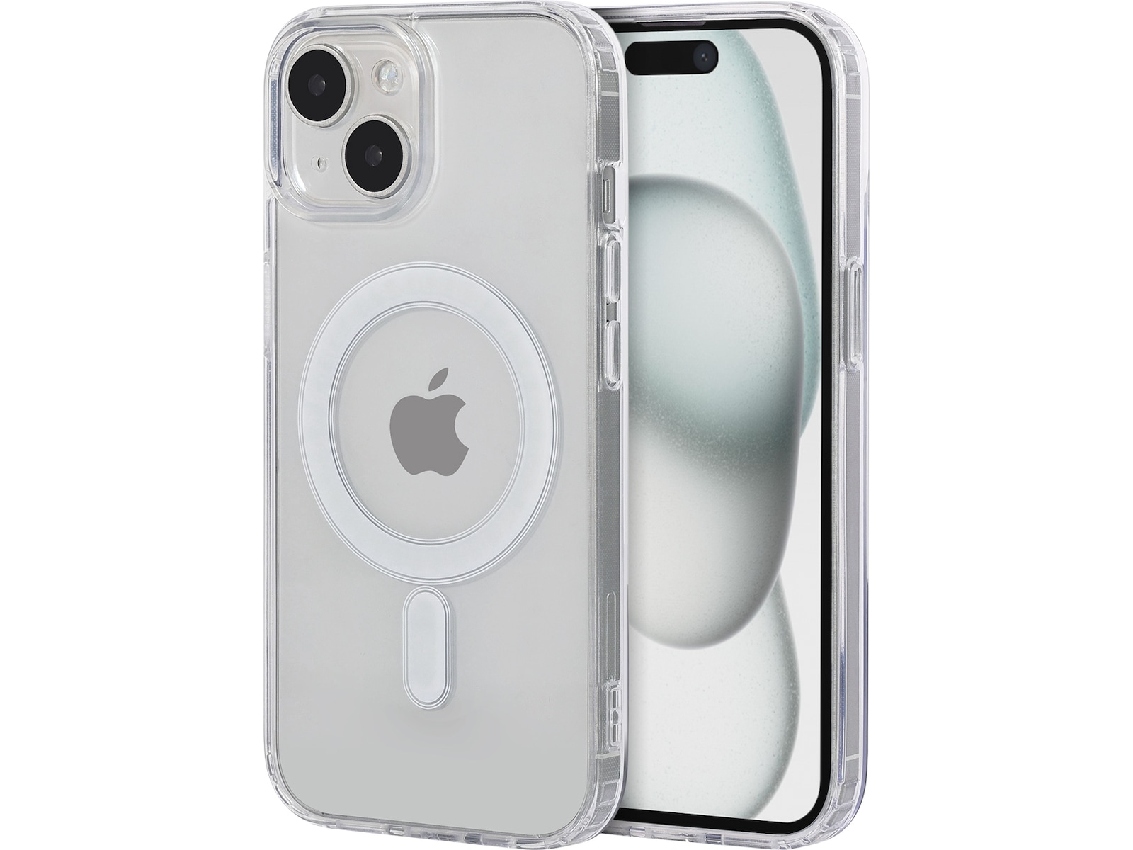 iiglo iPhone 15 Magnetic Silikonskal (transparent) Skydd