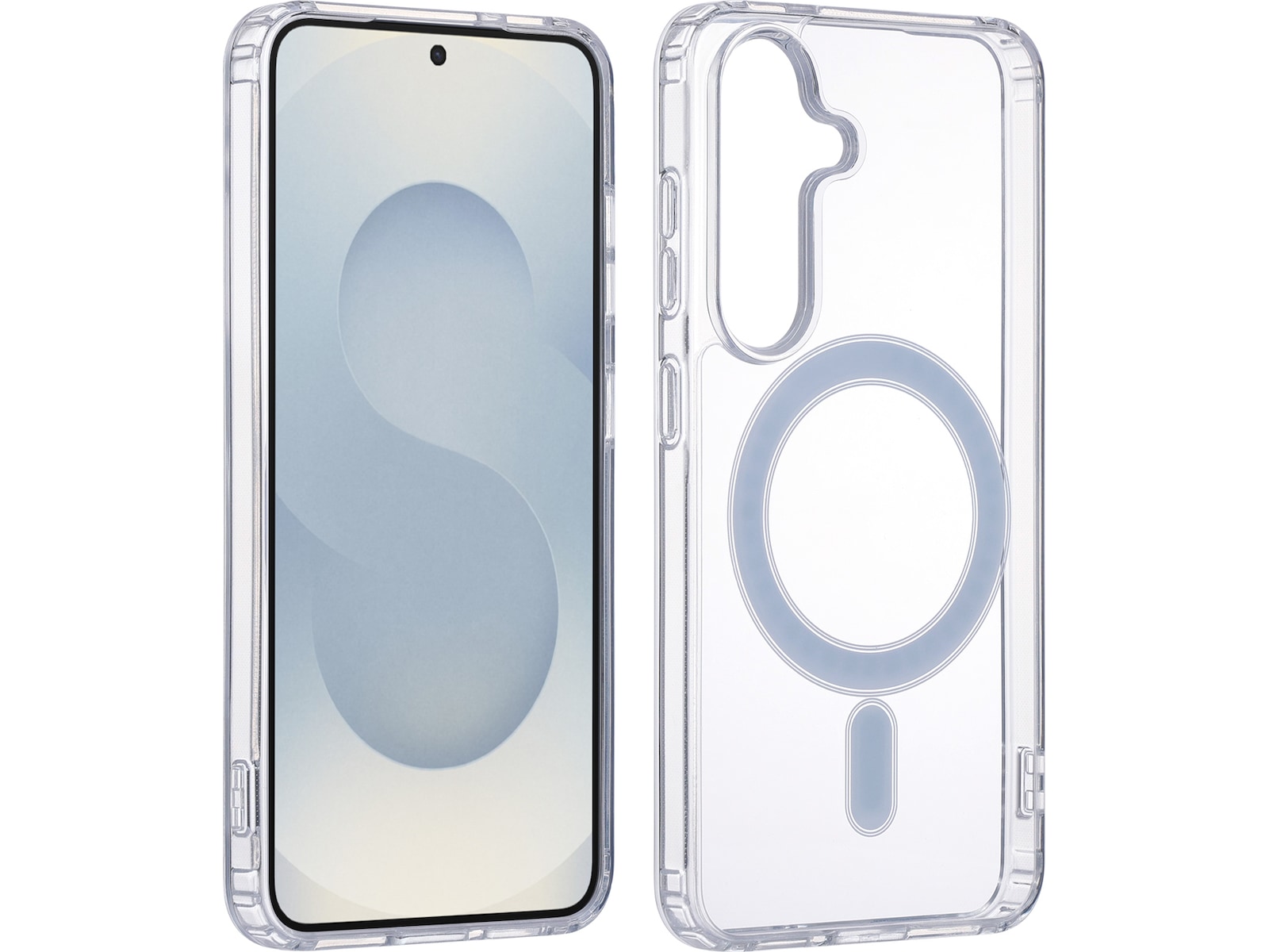 iiglo Galaxy S25 Magnetic Silikonskal (transparent) Skydd