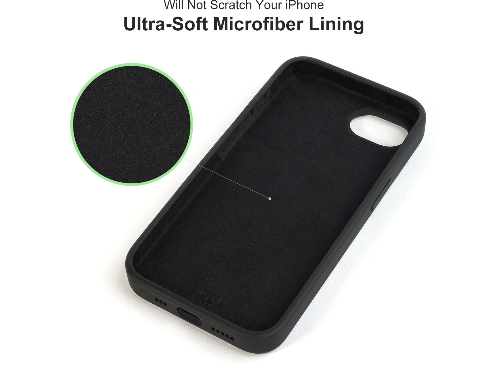 iiglo iPhone 16e Magnetic skal (svart) Skydd