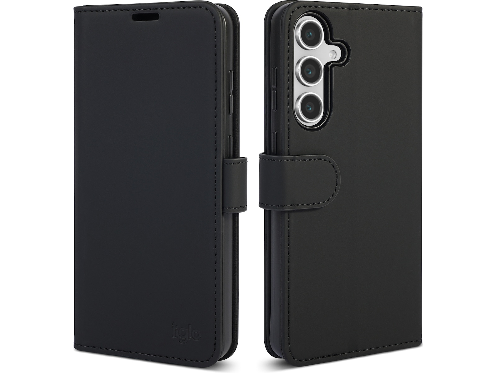 iiglo Galaxy S25 FE Plånboksfodral (svart) Skydd