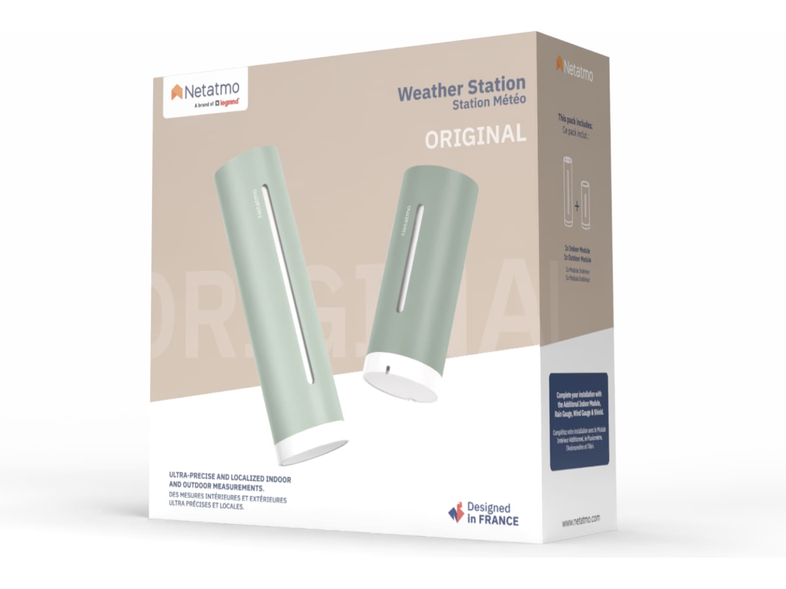 Netatmo Smart Väderstation Original 2:a gen (mint) Väderstationer