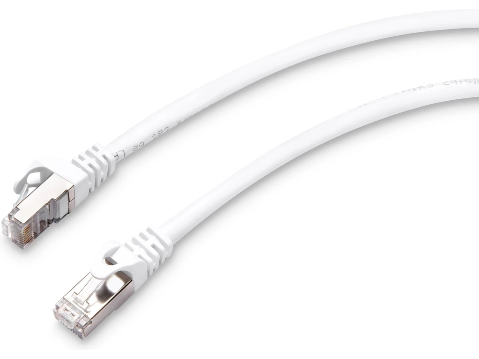 Nätverkskabel CAT6e 10m (vit) Nätverkskablar