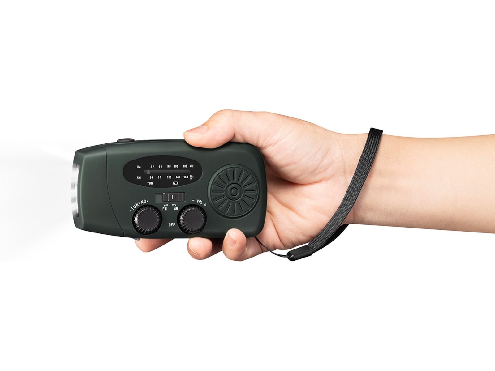 Andersson EYF-C2000 FM/AM vevradio med solcellspanel Radio & musikspelare