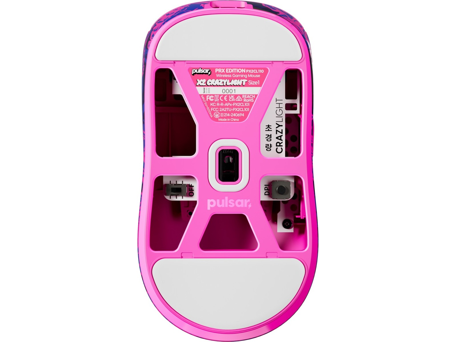 Pulsar X2 CRAZYLIGHT Mini PRX Edition Gamingmöss