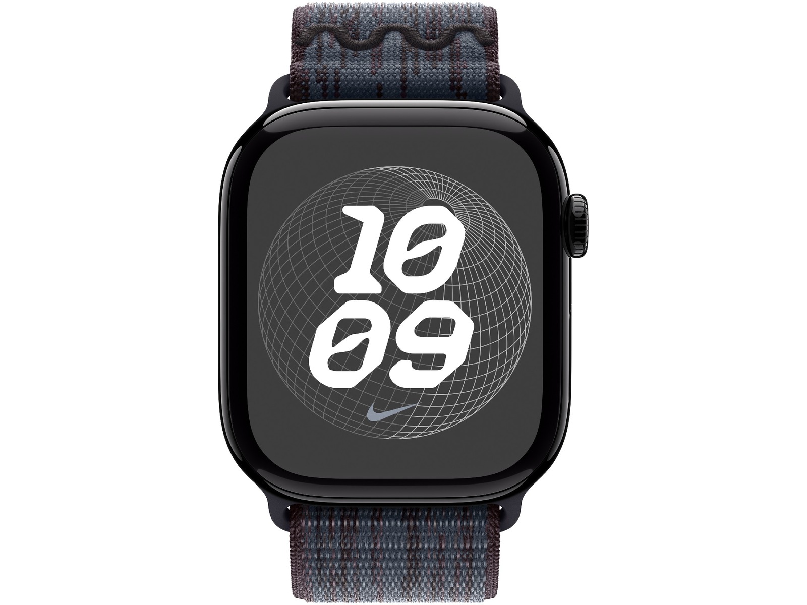 Apple Watch 46mm Nike Sport Loop (black/blue) Armband