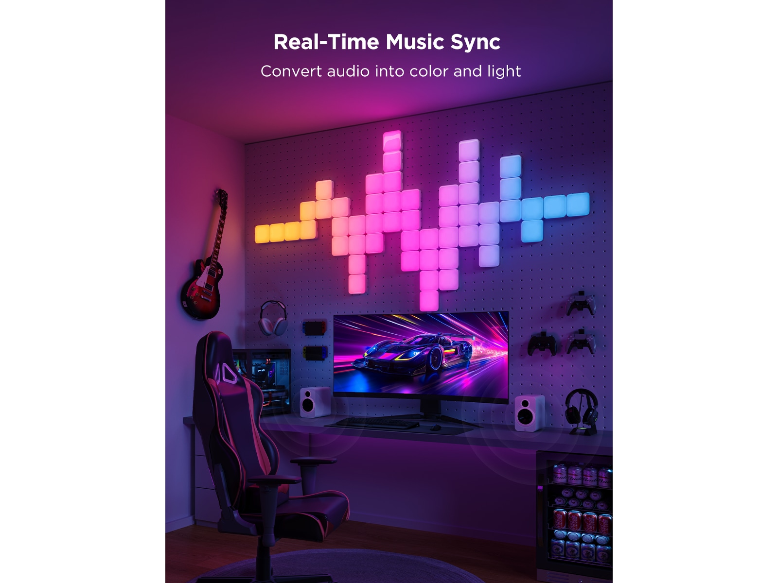 Govee Smart Mini Panellampa Led strips & underhållning