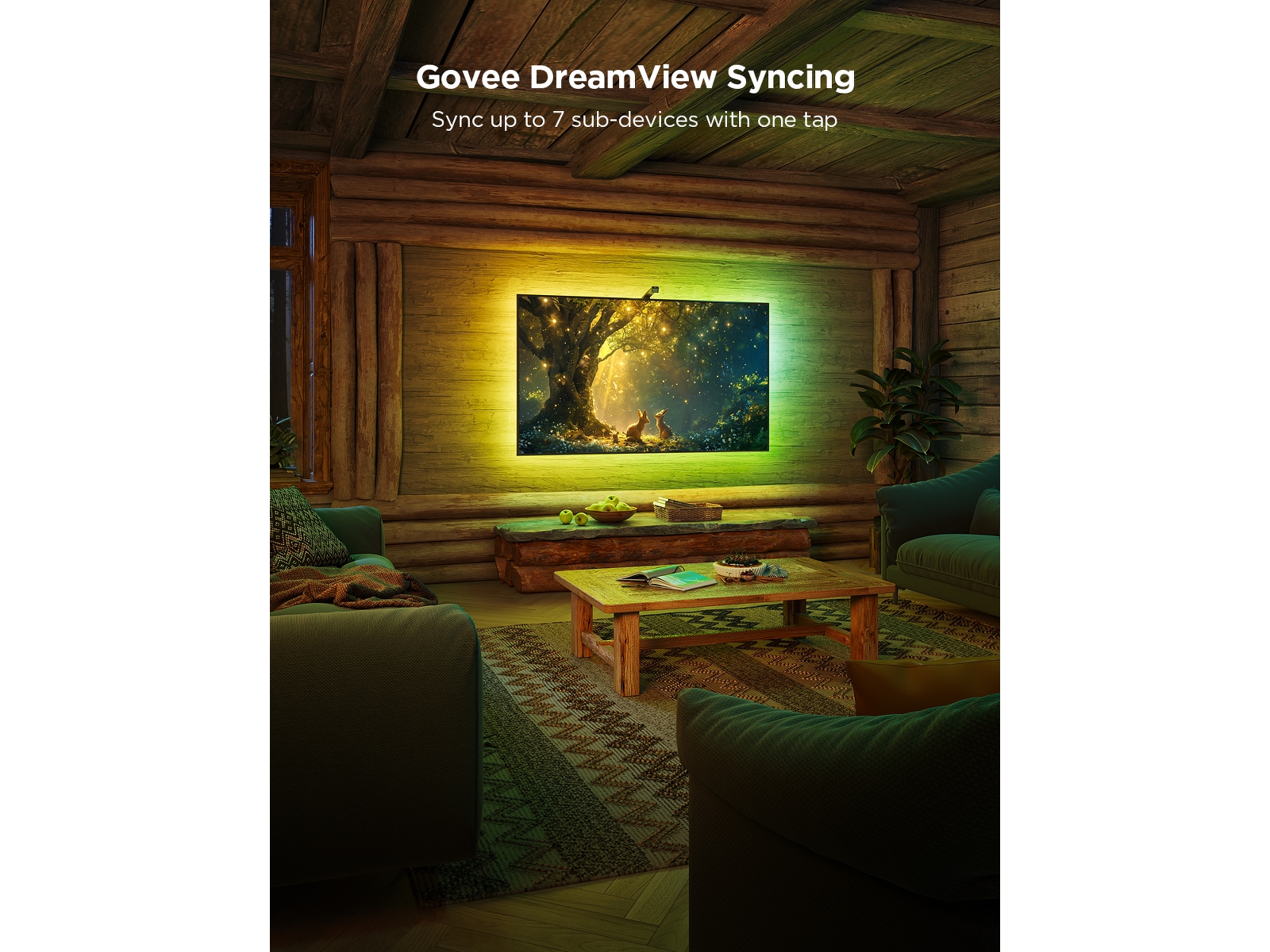 Govee TV Backlite 3 Lite Wild Robot (55-65") Led strips & underhållning