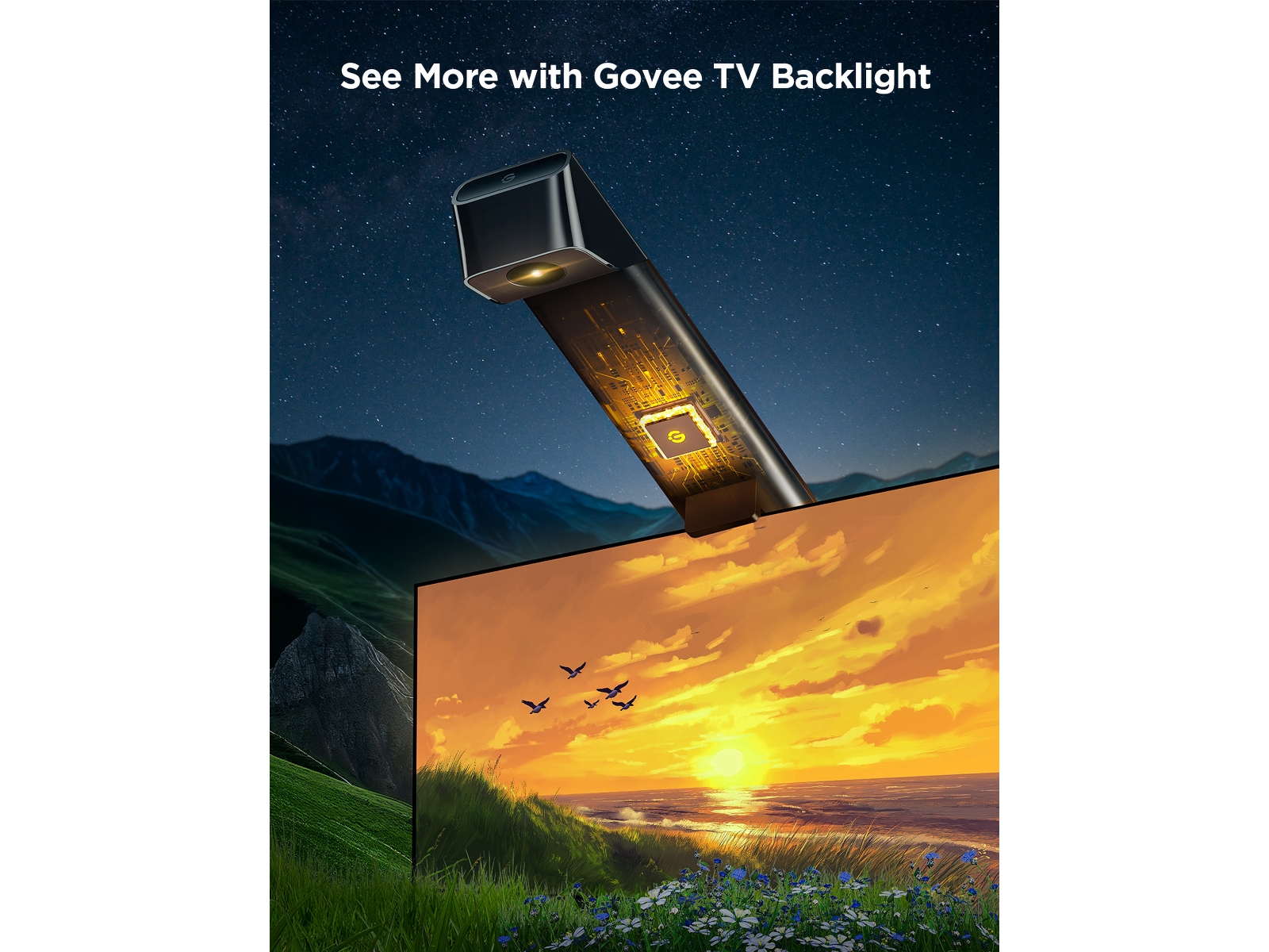 Govee TV Backlite 3 Lite Wild Robot (55-65") Led strips & underhållning