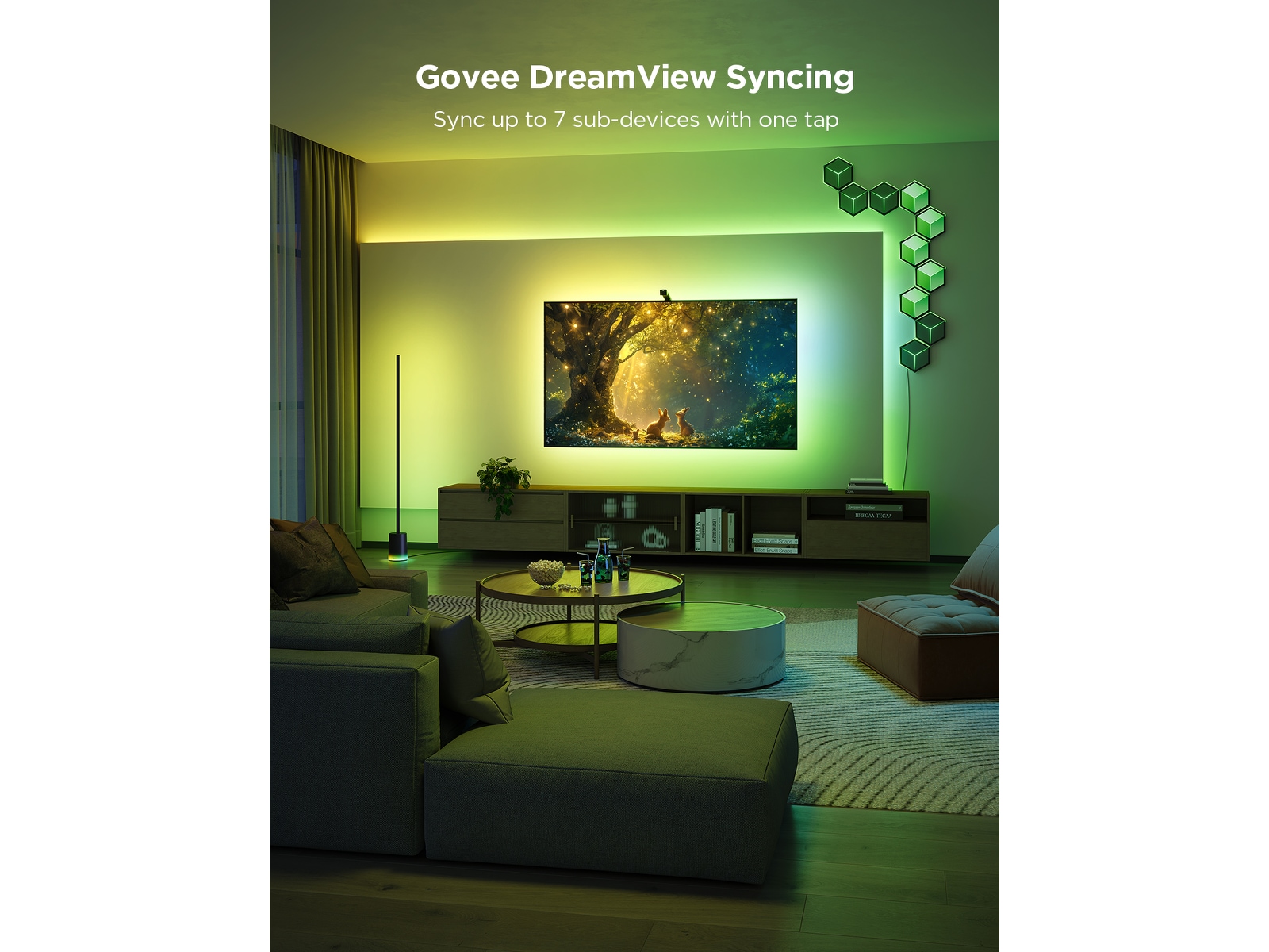 Govee TV Backlite 3 Lite Wild Robot (75-85") Led strips & underhållning