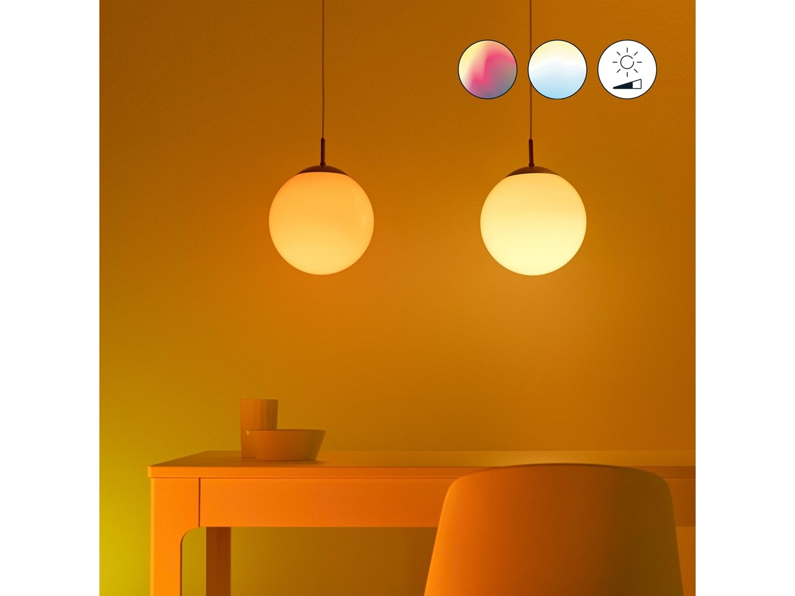 WiZ BLE 60w E27-glödlampa (3-pack) LED-lampor & glödlampor