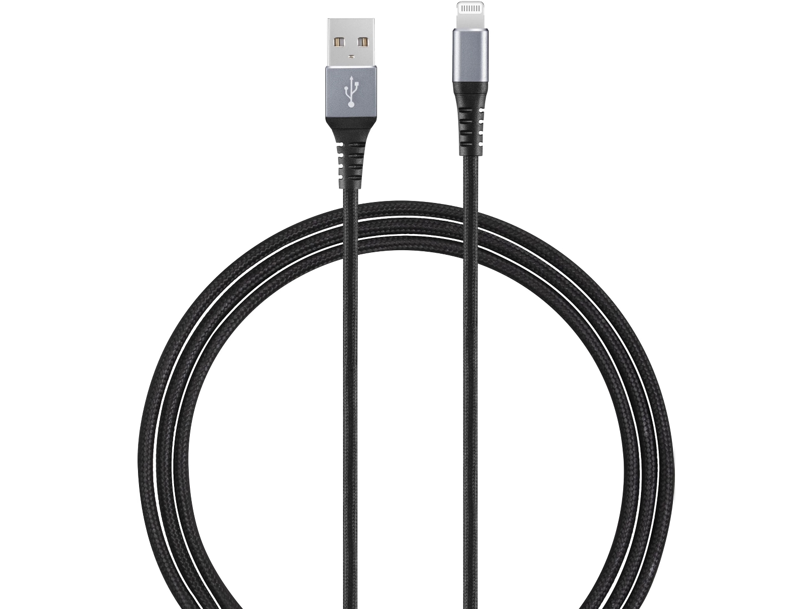 Andersson USB-A till Lightning kabel 3m (svart) USB-kablar
