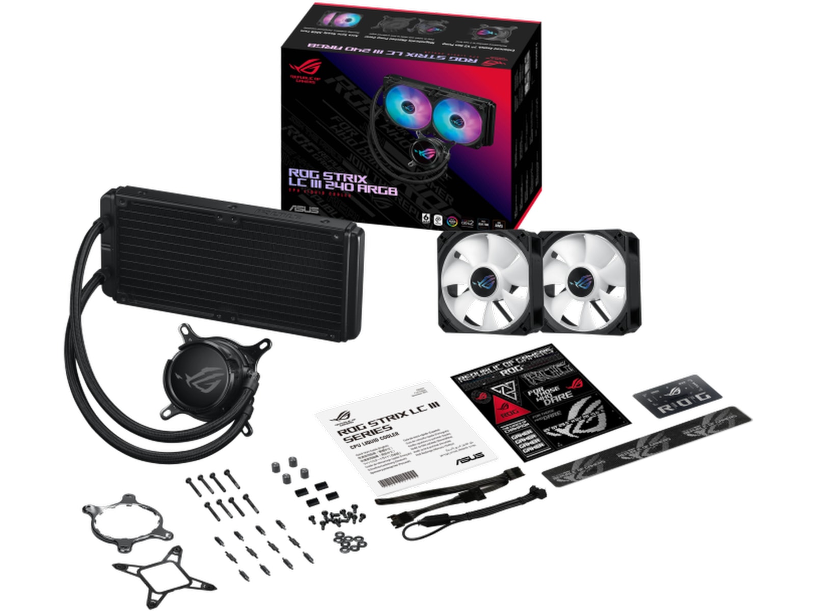 Asus ROG Strix LC III 240 ARGB Kylare (svart) CPU - Vattenkylning