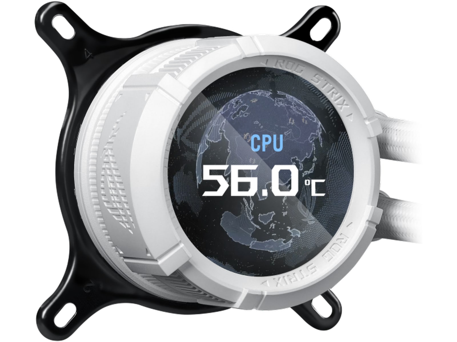 Asus ROG Strix LC III 360 ARGB LCD Kylare (vit) CPU - Vattenkylning