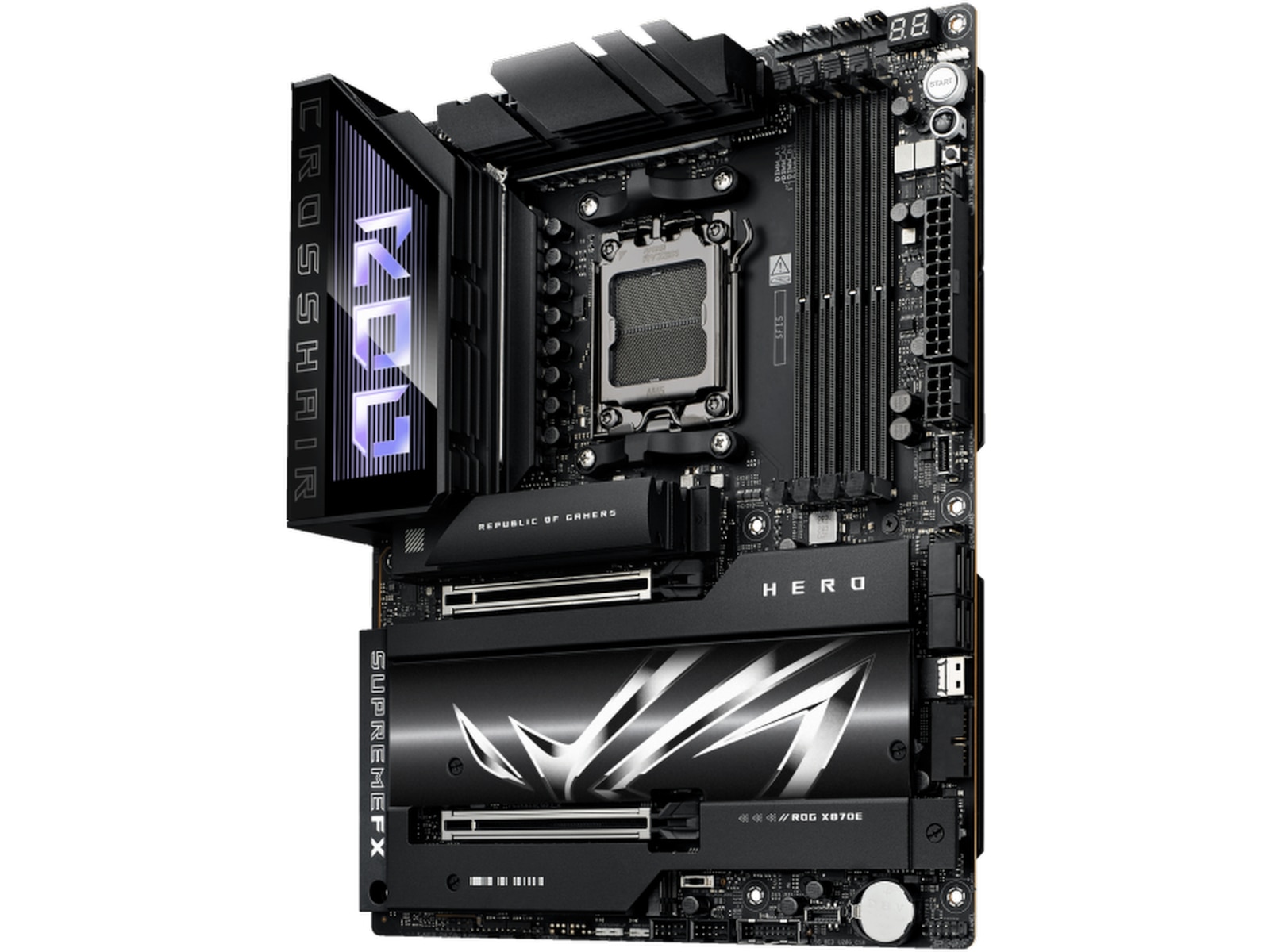 ASUS ROG Crosshair X870E Hero Moderkort AMD Socket