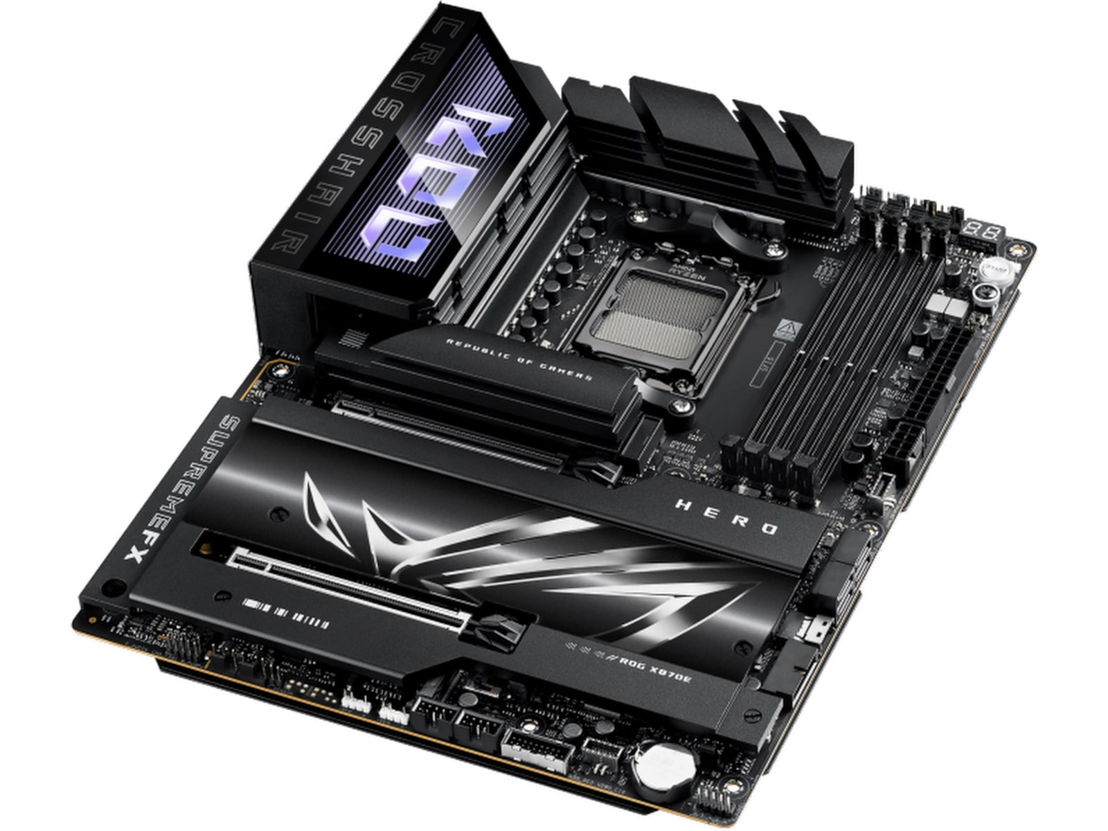 ASUS ROG Crosshair X870E Hero Moderkort AMD Socket