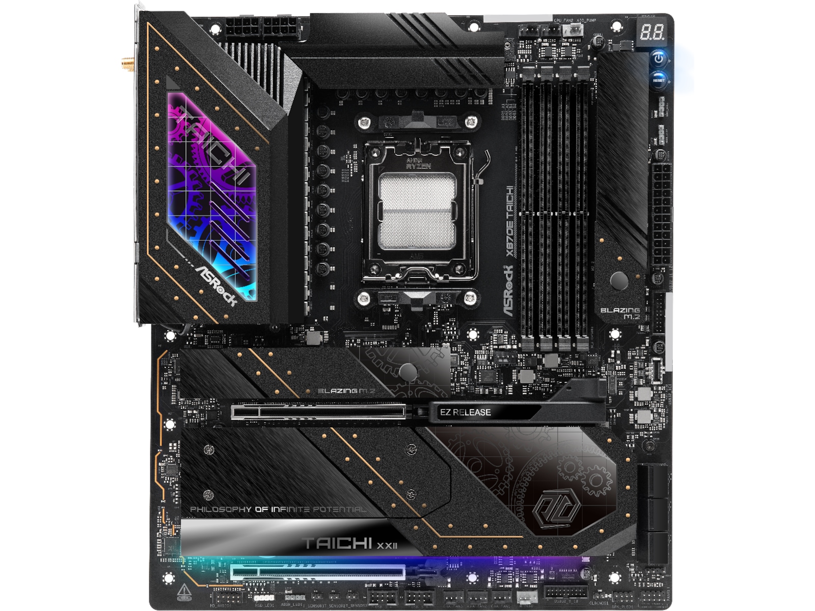 ASRock X870E Taichi Moderkort AMD Socket