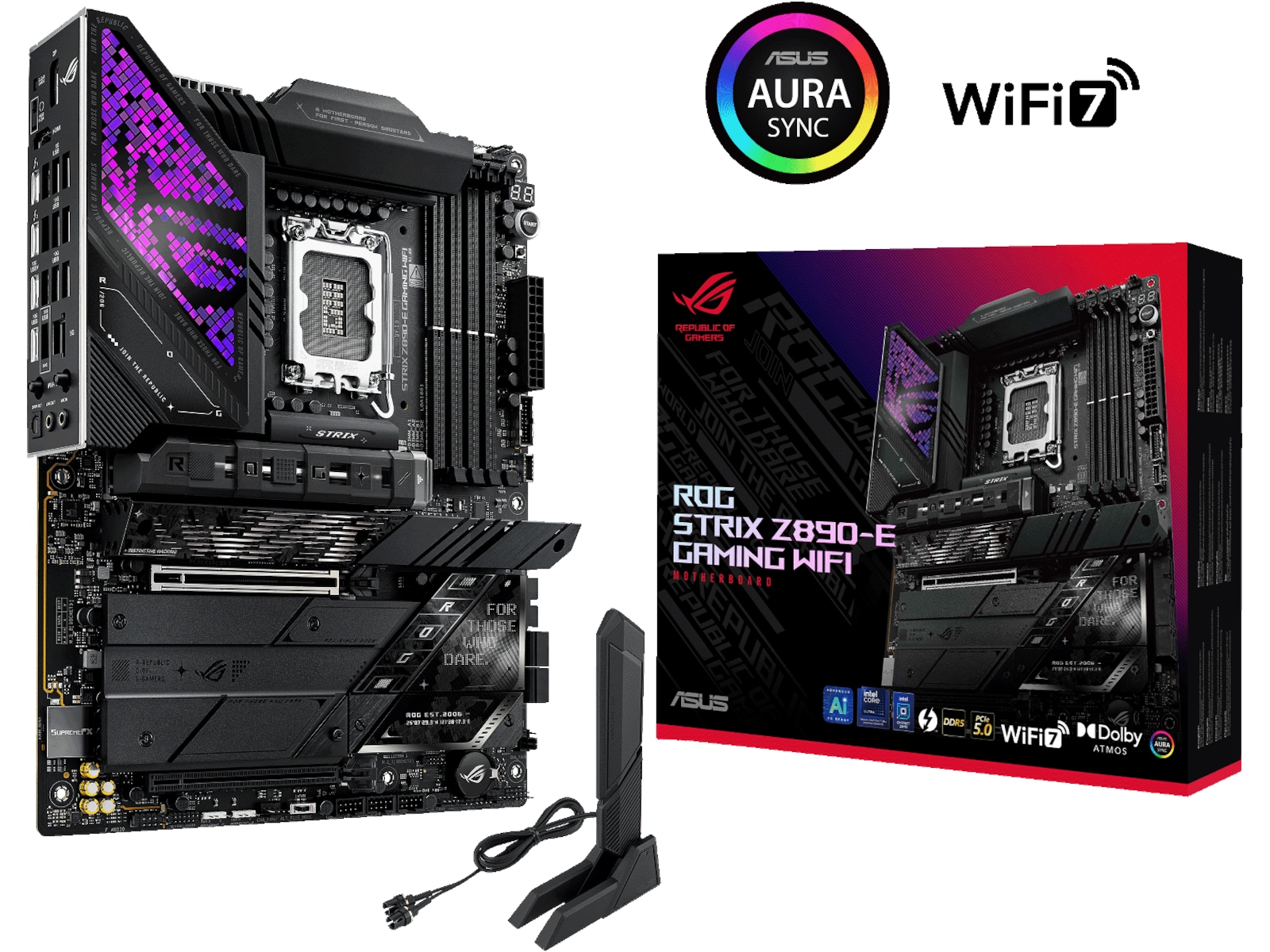 Asus ROG Strix Z890-E Gaming WIFI Bundkort Intel Socket