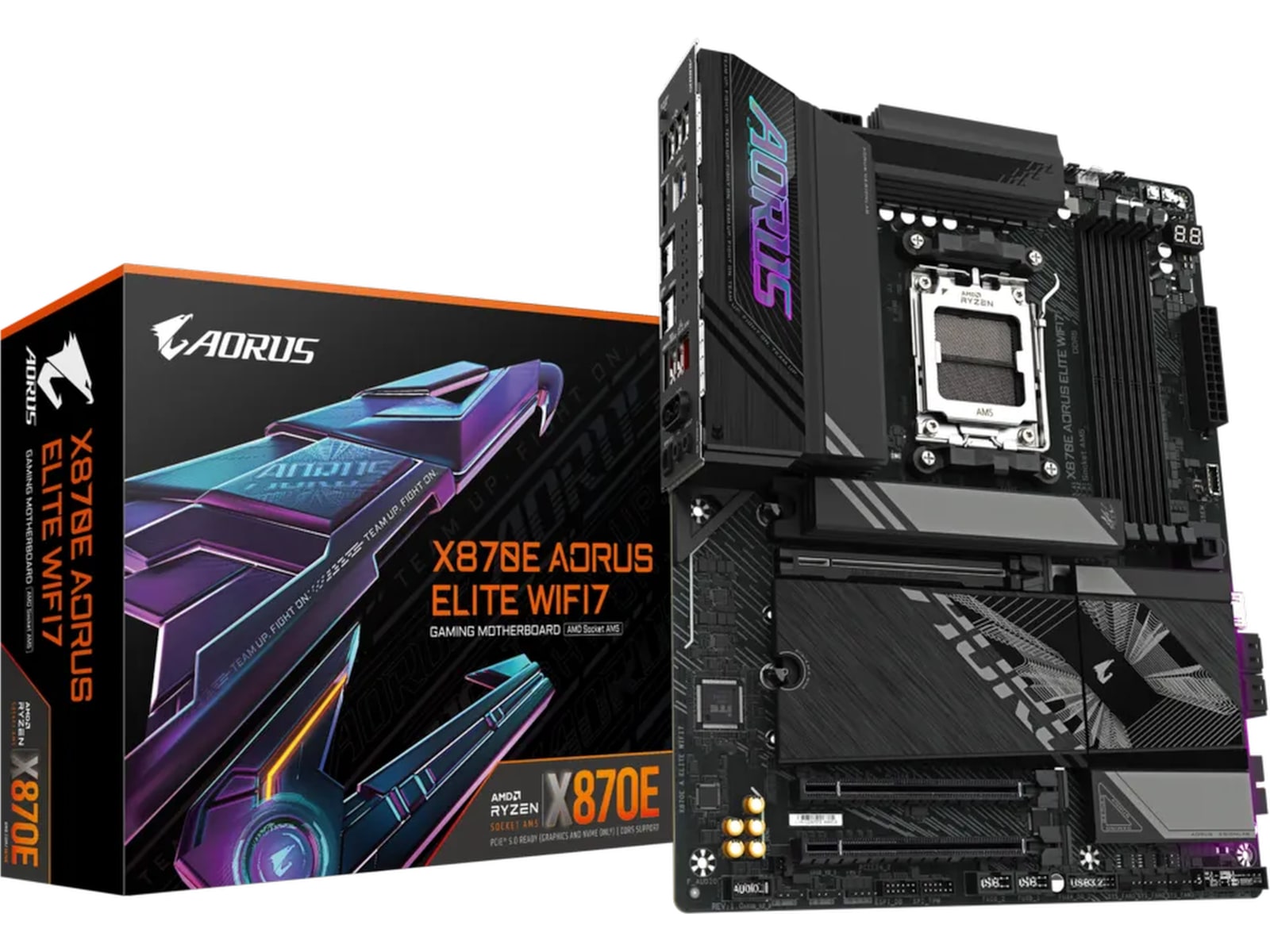 GIGABYTE X870E AORUS ELITE Moderkort AMD Socket