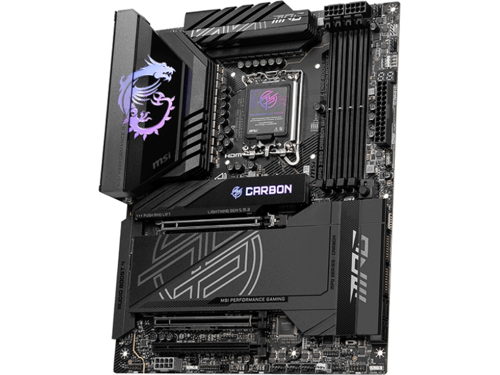 MSI MPG Z890 CARBON WIFI Moderkort Intel Socket