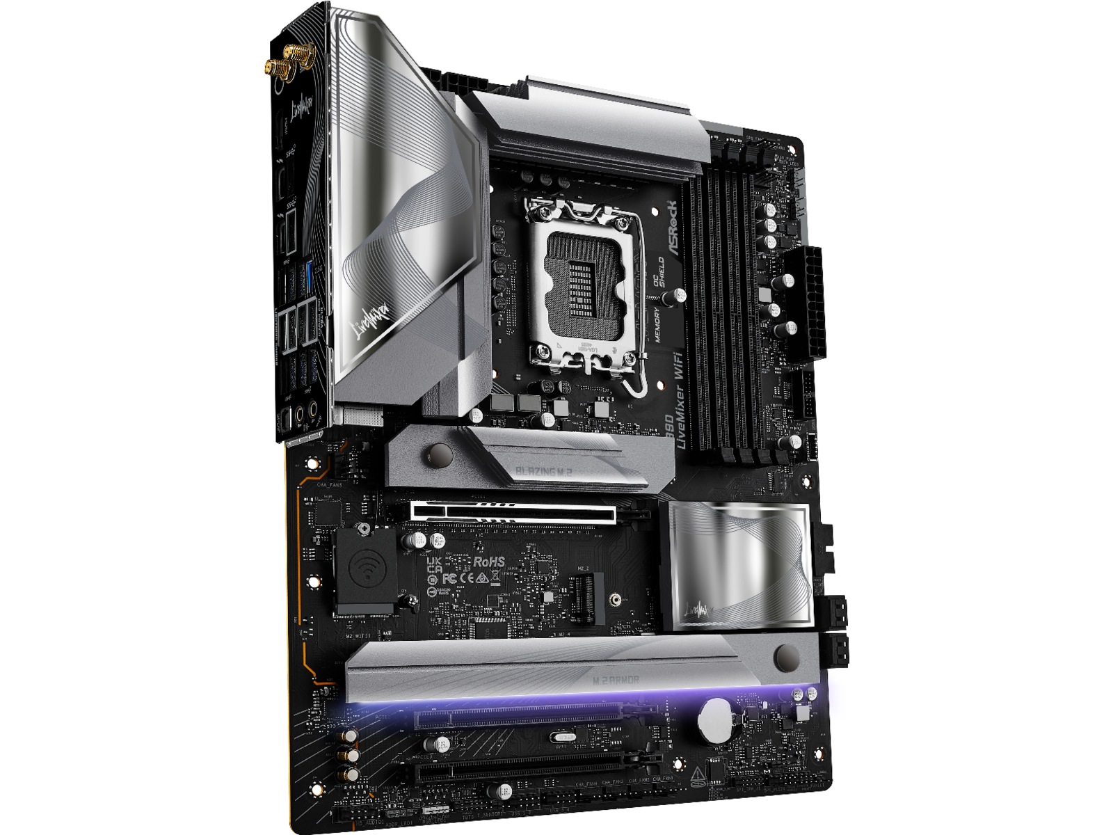 ASRock Z890 LIVEMIXER WIFI Moderkort Intel Socket