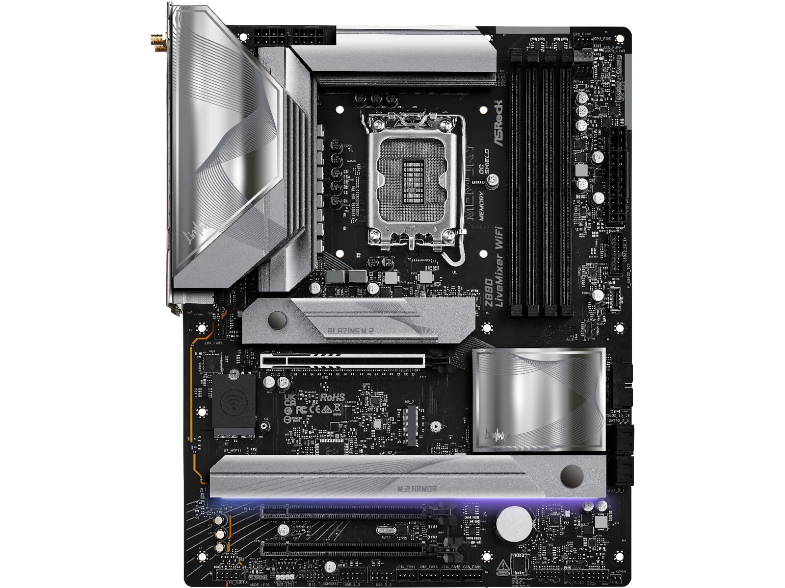 ASRock Z890 LIVEMIXER WIFI Moderkort Intel Socket